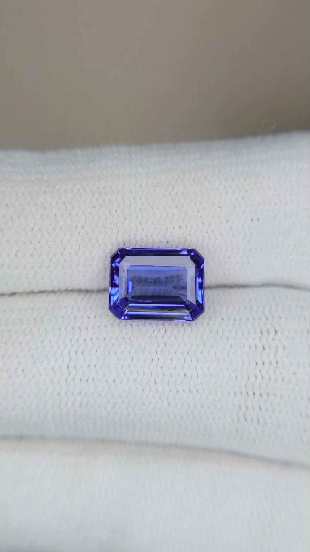 2.46 Ct. Tanzanite from Tanzania Size Video
