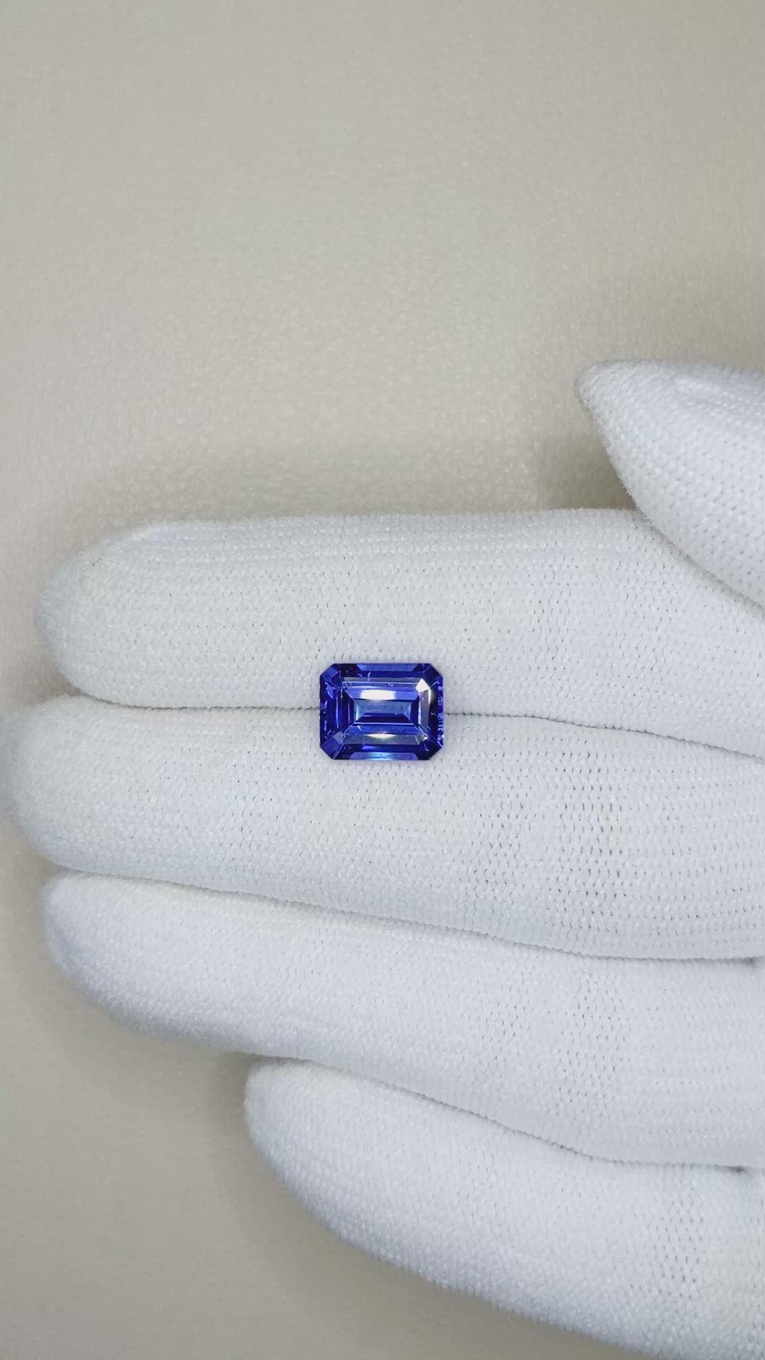 2.36 Ct. Tanzanite from Tanzania Size Video