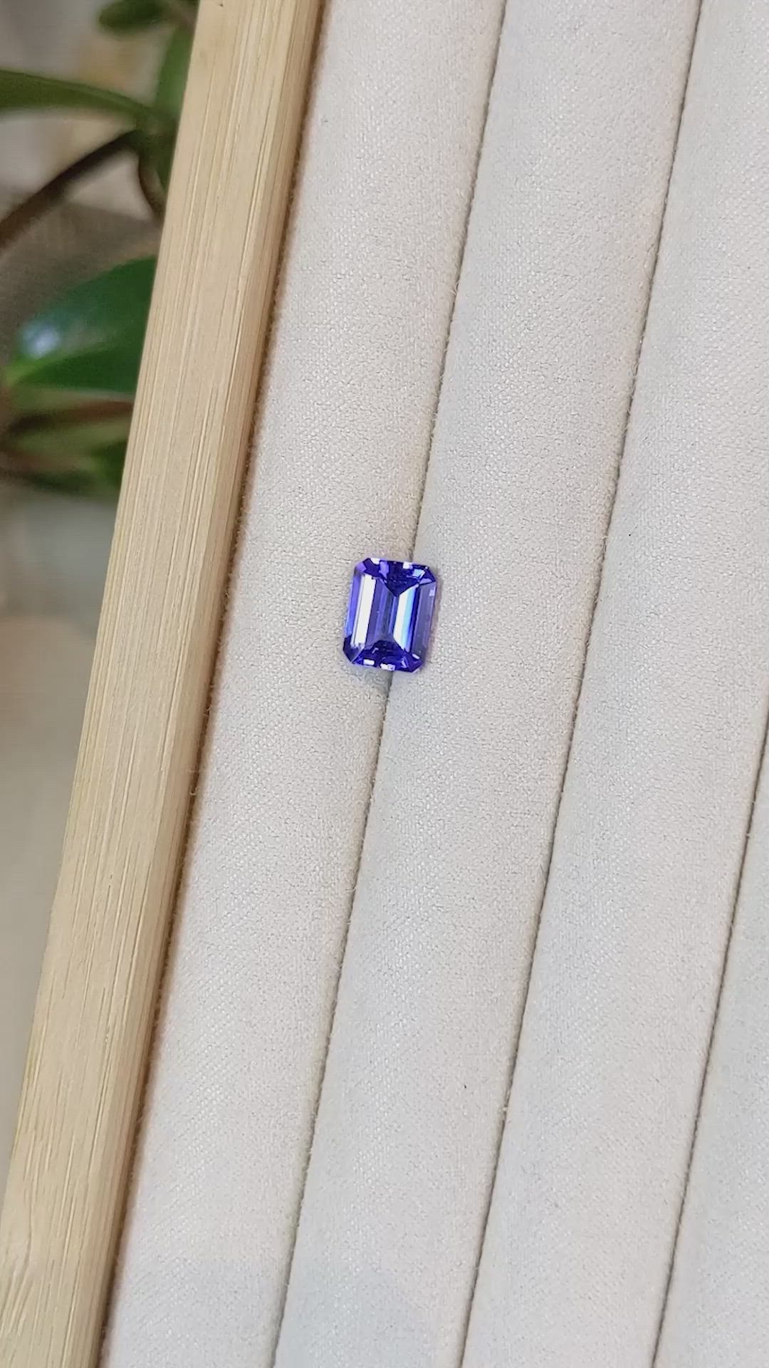 2.36 Ct. Tanzanite from Tanzania Size Video