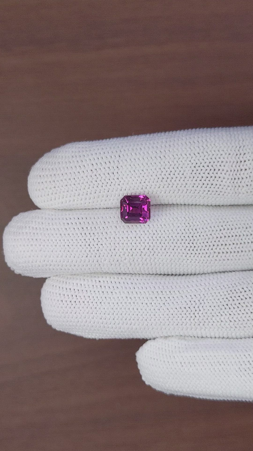 3.12 Ct. Purplish Pink Rhodolite Garnet from Tanzania Size Video