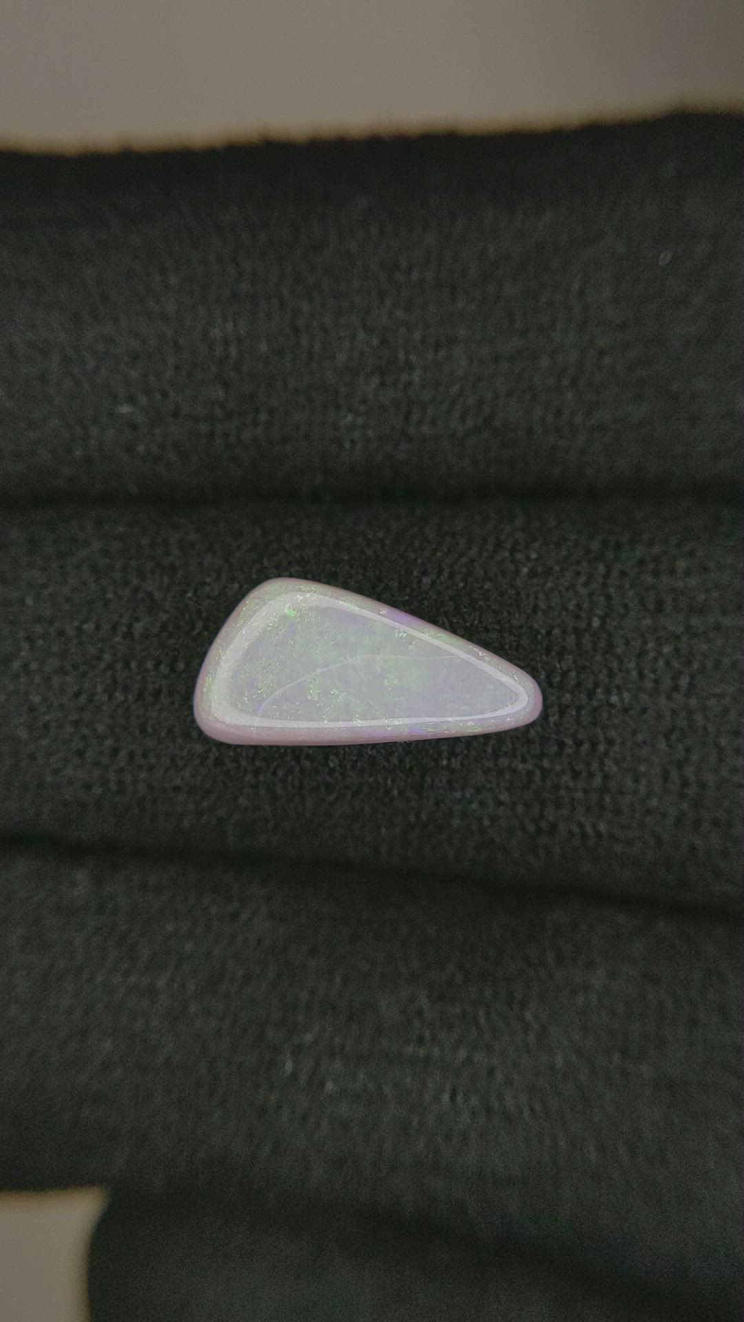 1.82 Ct. Cabochon White Opal from Australia Size Video