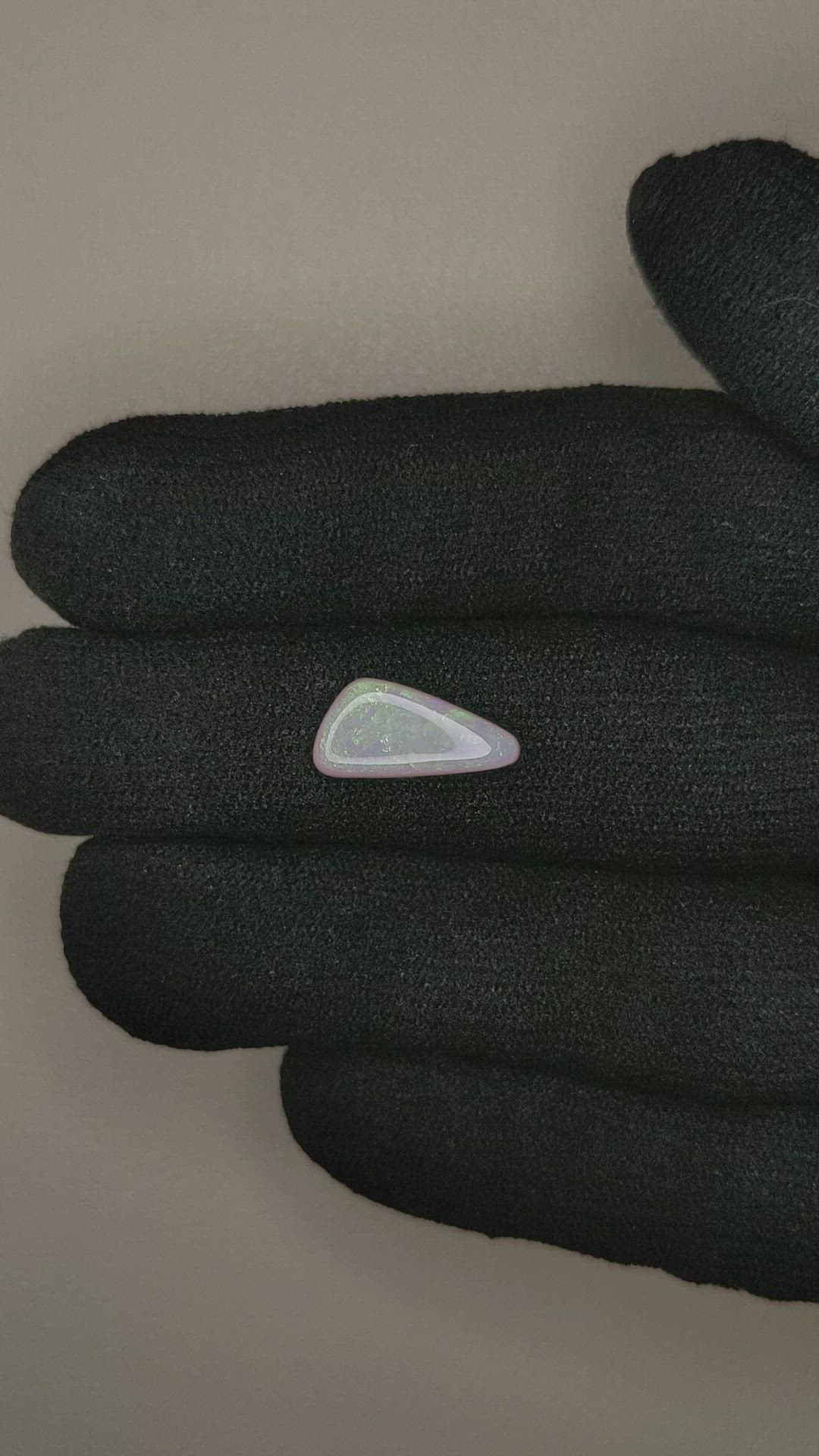 1.82 Ct. Cabochon White Opal from Australia Size Video