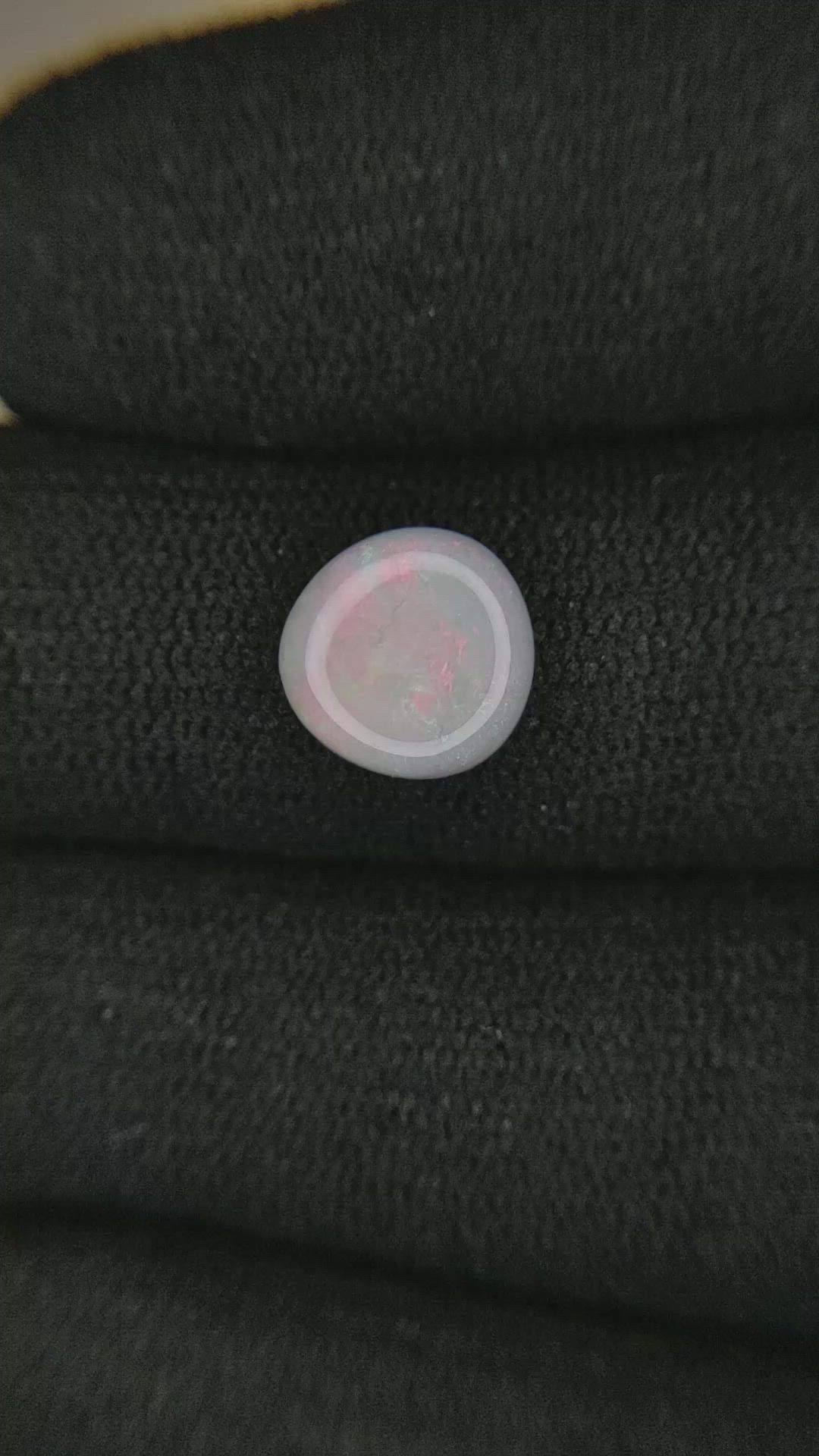 1.68 Ct. Cabochon White Opal from Australia Size Video