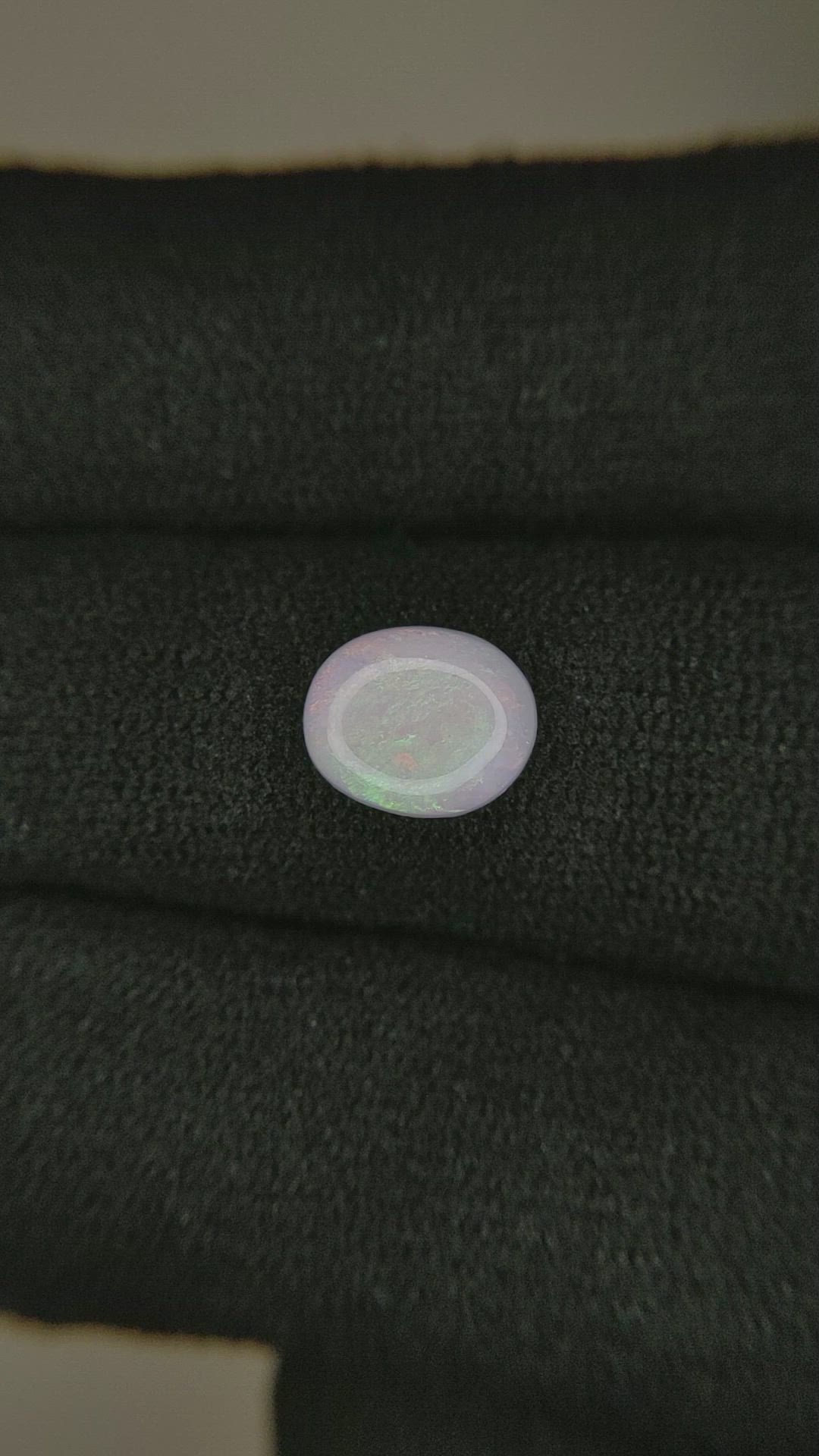 1.14 Ct. Cabochon White Opal from Australia Size Video