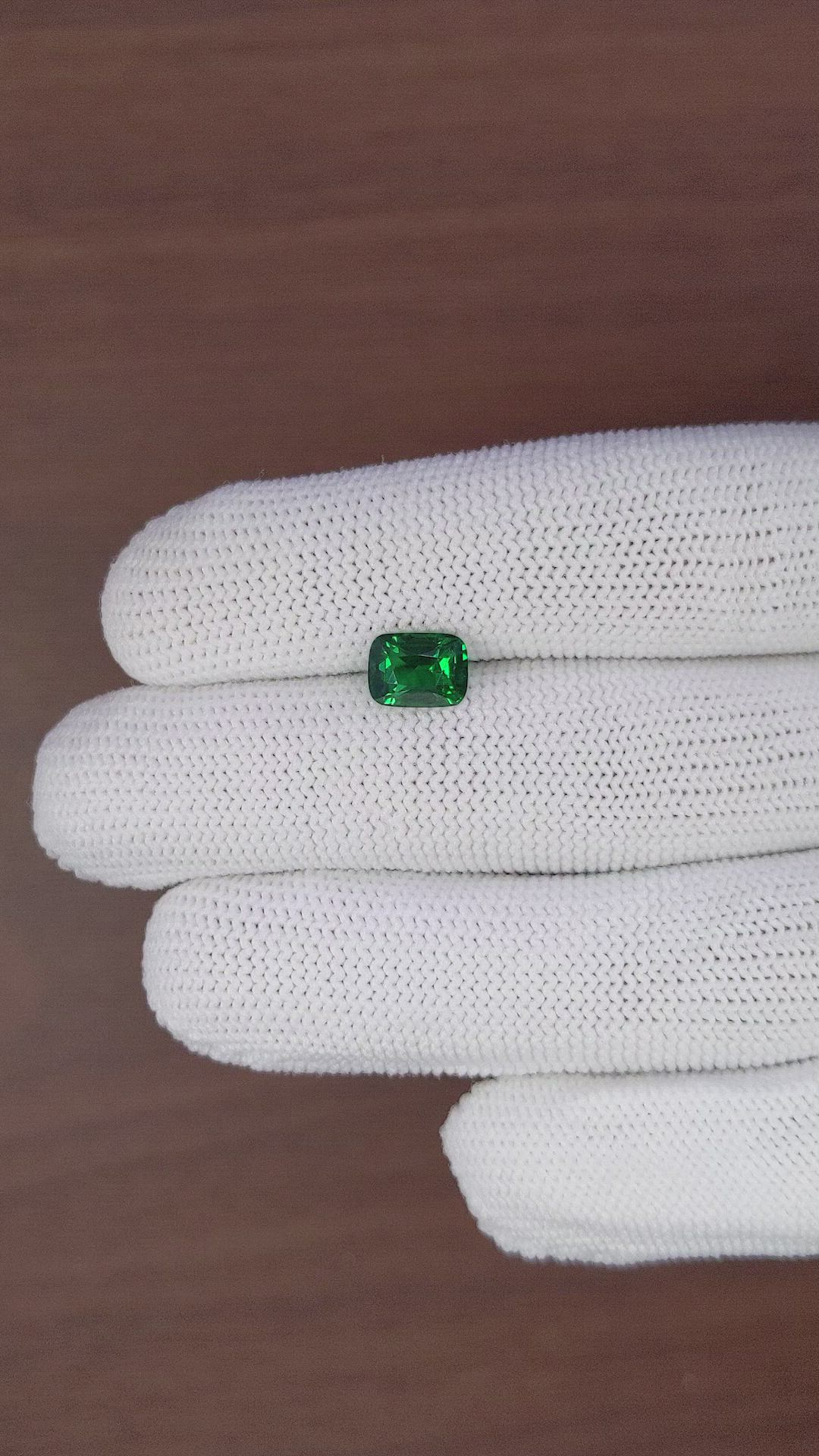 2.02 Ct. Tsavorite Garnet from Tanzania Size Video