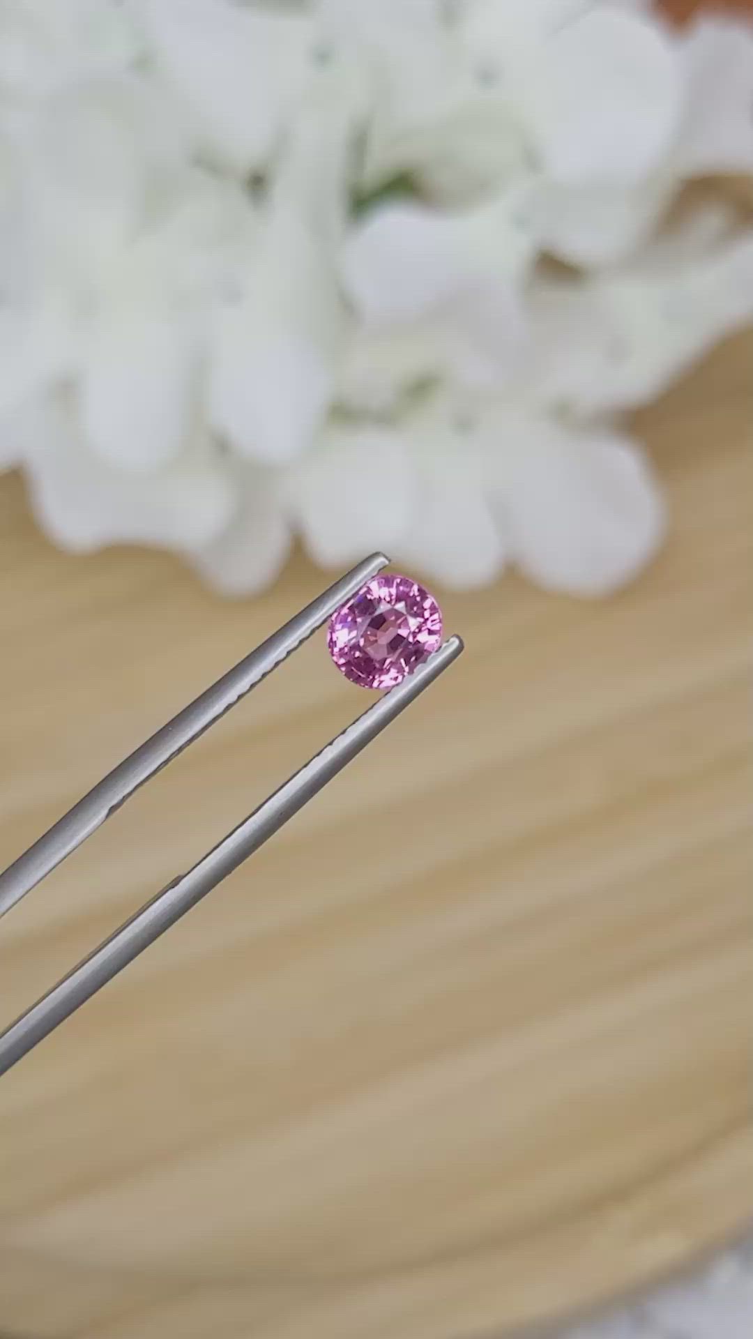 1.16 Ct. Spinel from Ceylon (Sri Lanka) Size Video