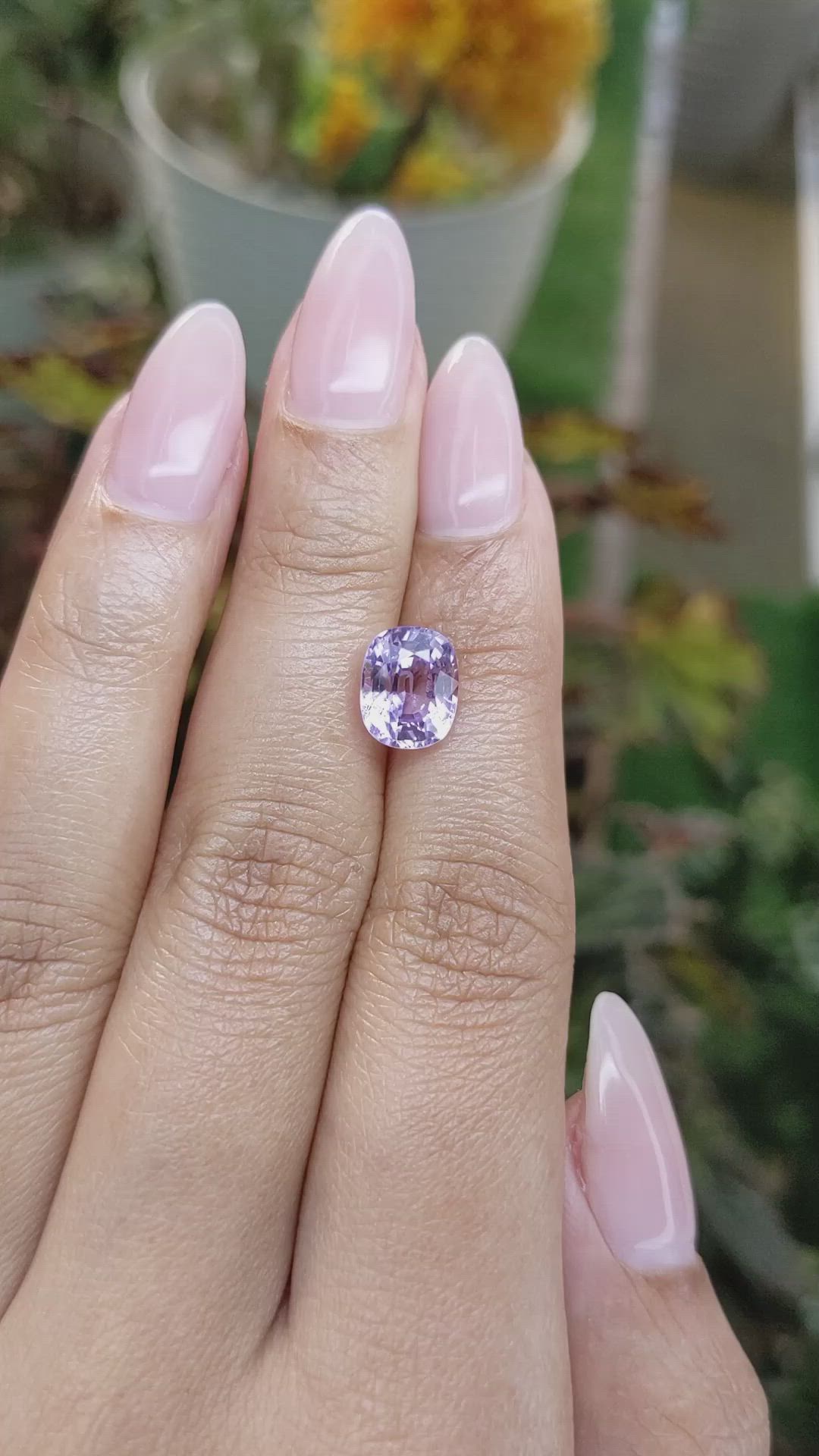 3.34 Ct. Spinel from Ceylon (Sri Lanka) Size Video