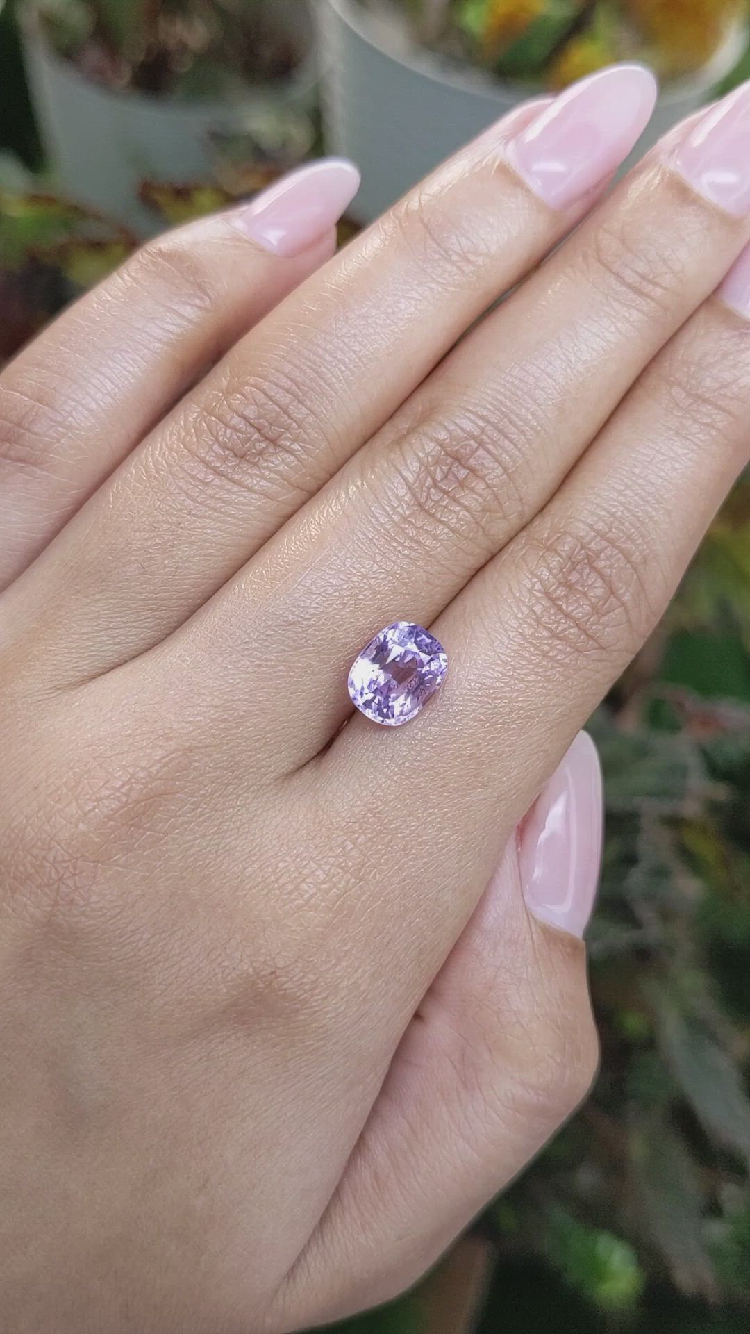 3.34 Ct. Spinel from Ceylon (Sri Lanka) Size Video