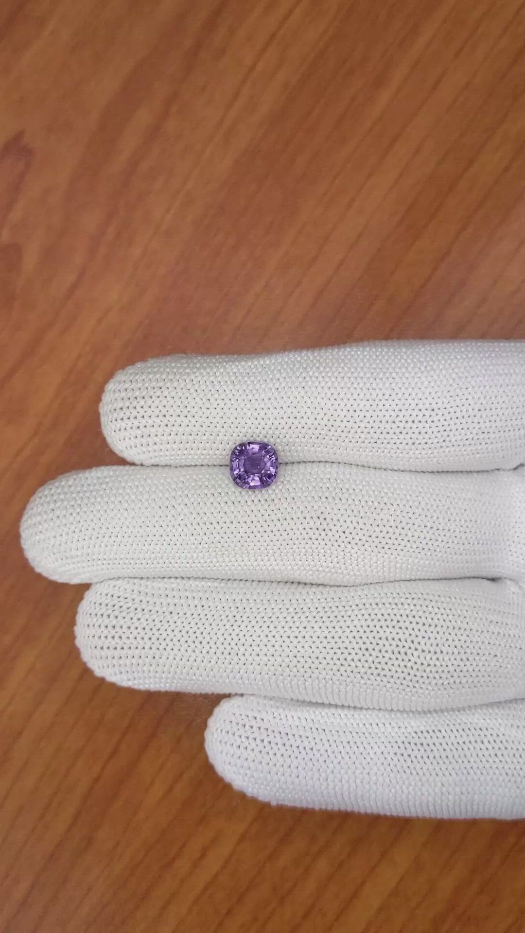 1.69 Ct. Spinel from Ceylon (Sri Lanka) Size Video