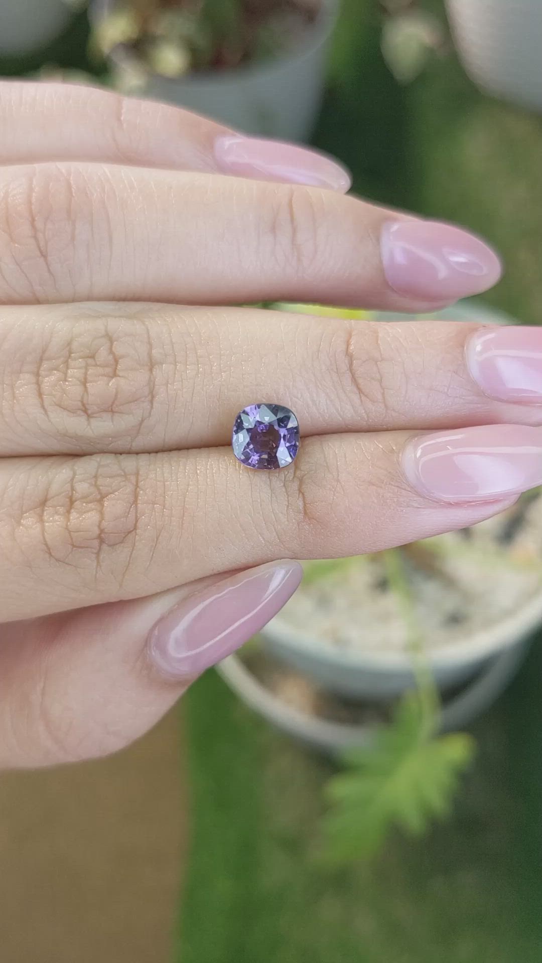 1.69 Ct. Spinel from Ceylon (Sri Lanka) Size Video