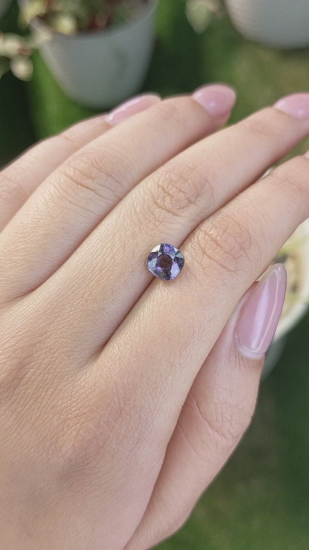 1.69 Ct. Spinel from Ceylon (Sri Lanka) Size Video