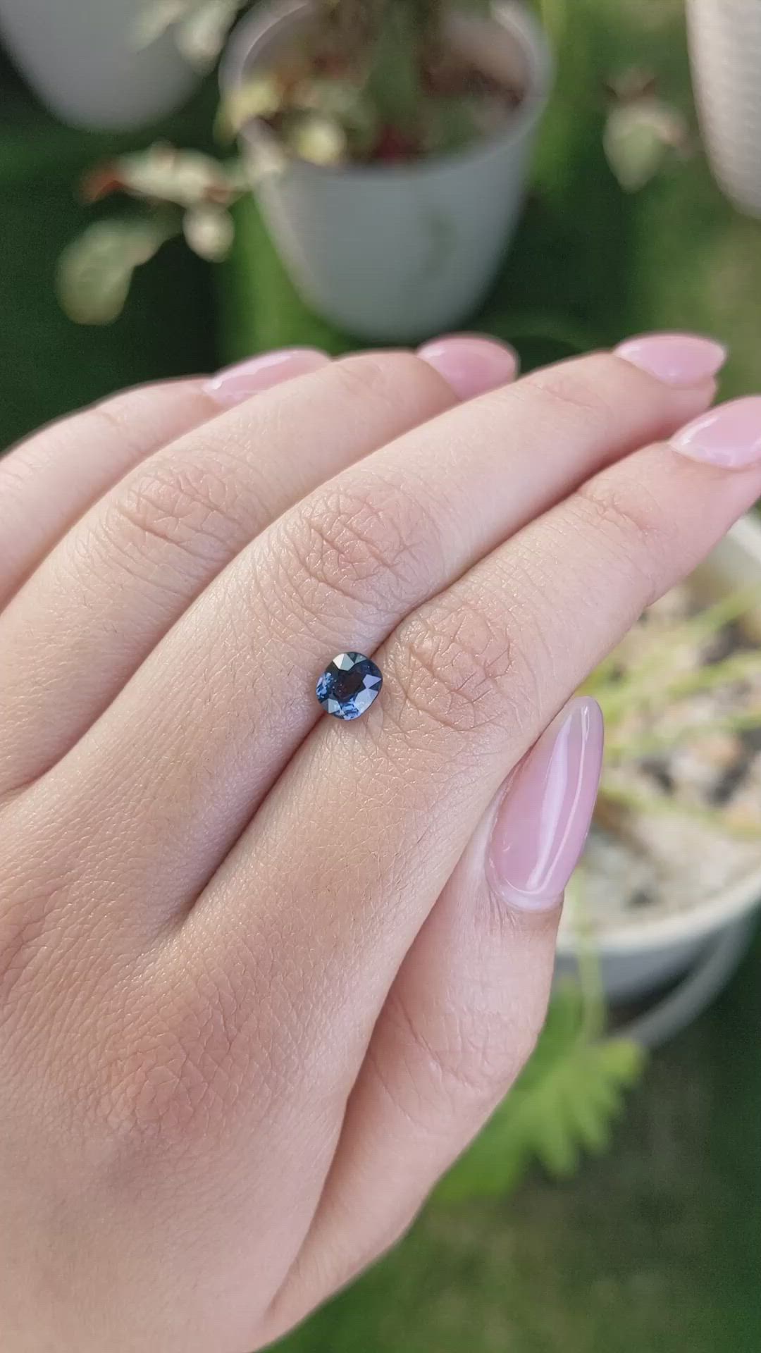 1.05 Ct. Spinel from Ceylon (Sri Lanka) Size Video