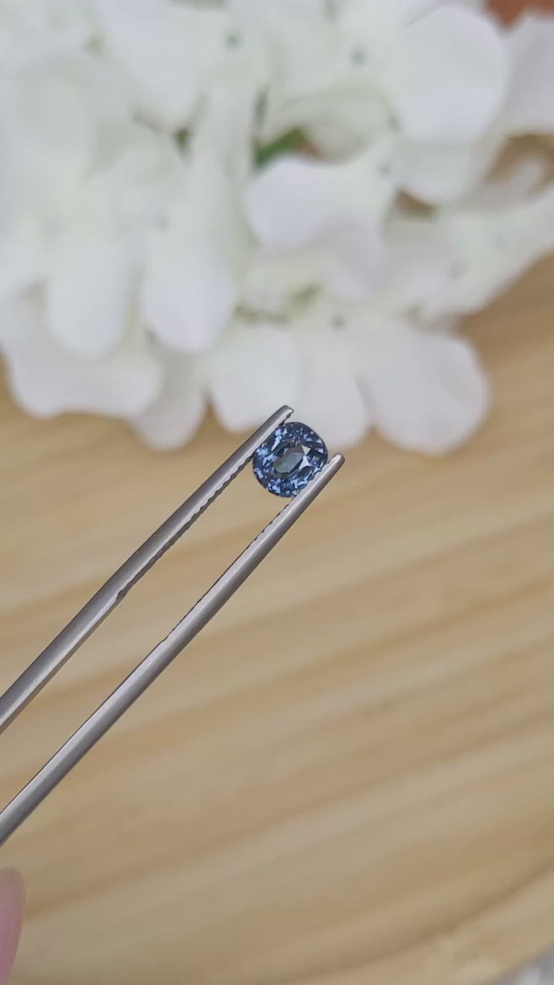 1.05 Ct. Spinel from Ceylon (Sri Lanka) Size Video