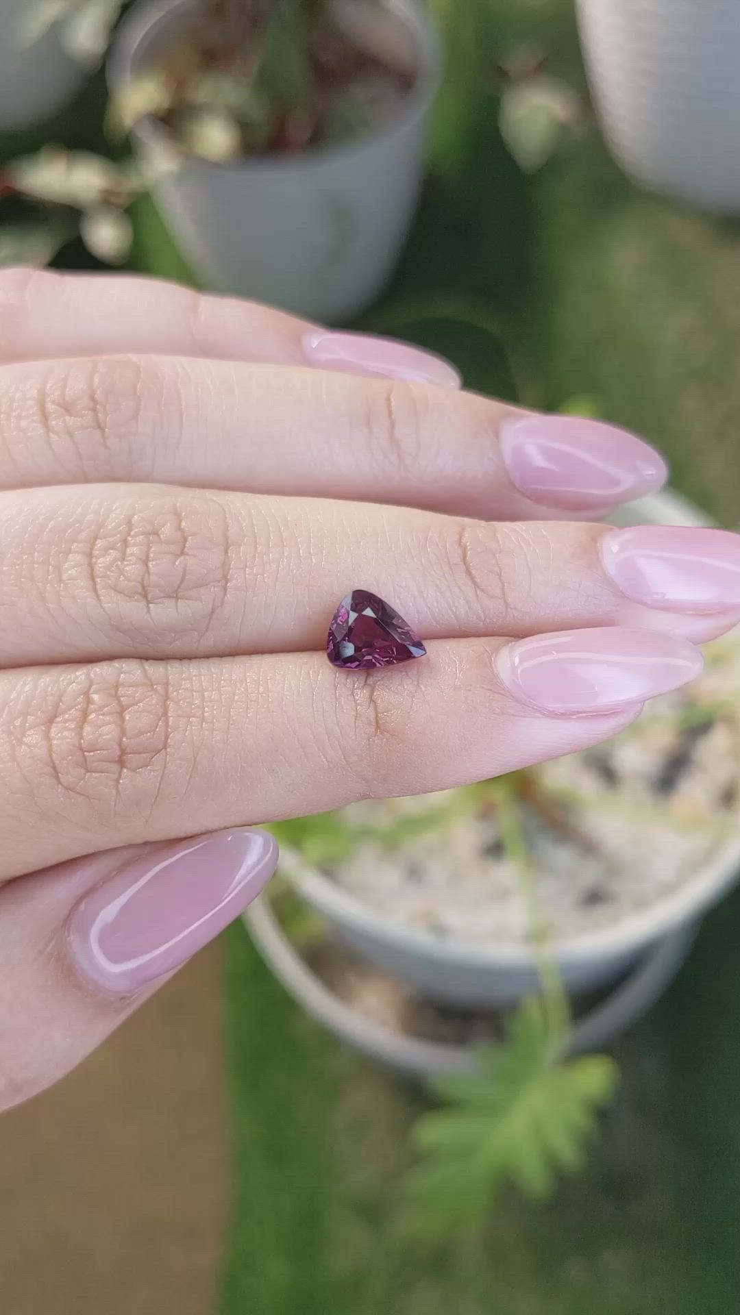 1.73 Ct. Spinel from Ceylon (Sri Lanka) Size Video