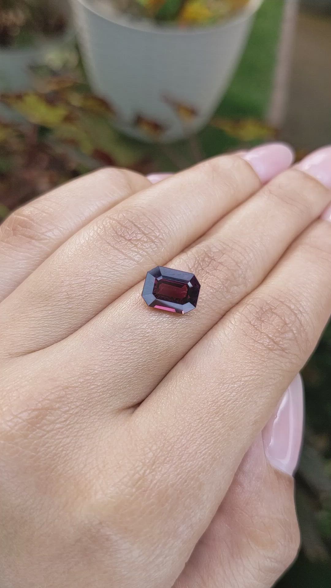 3.45 Ct. Spinel from Ceylon (Sri Lanka) Size Video