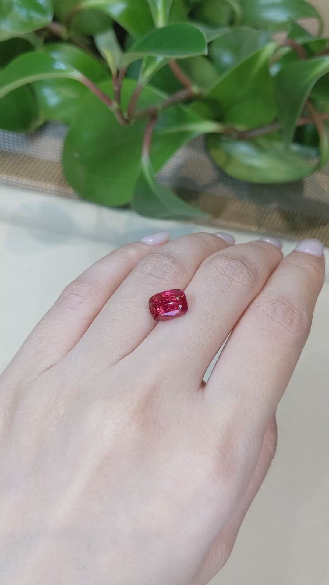 3.56 Ct. Spinel from Tanzania Size Video