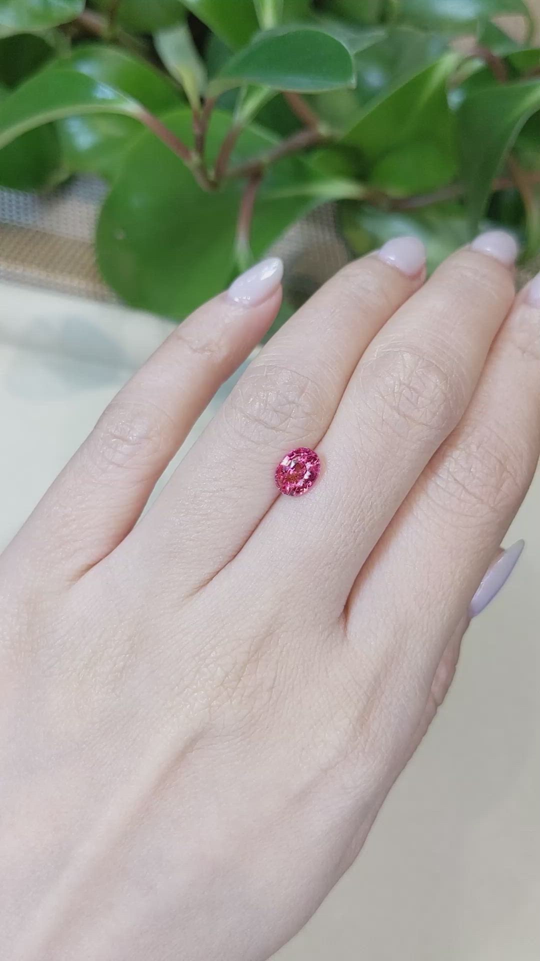 1.29 Ct. Spinel from Tanzania Size Video