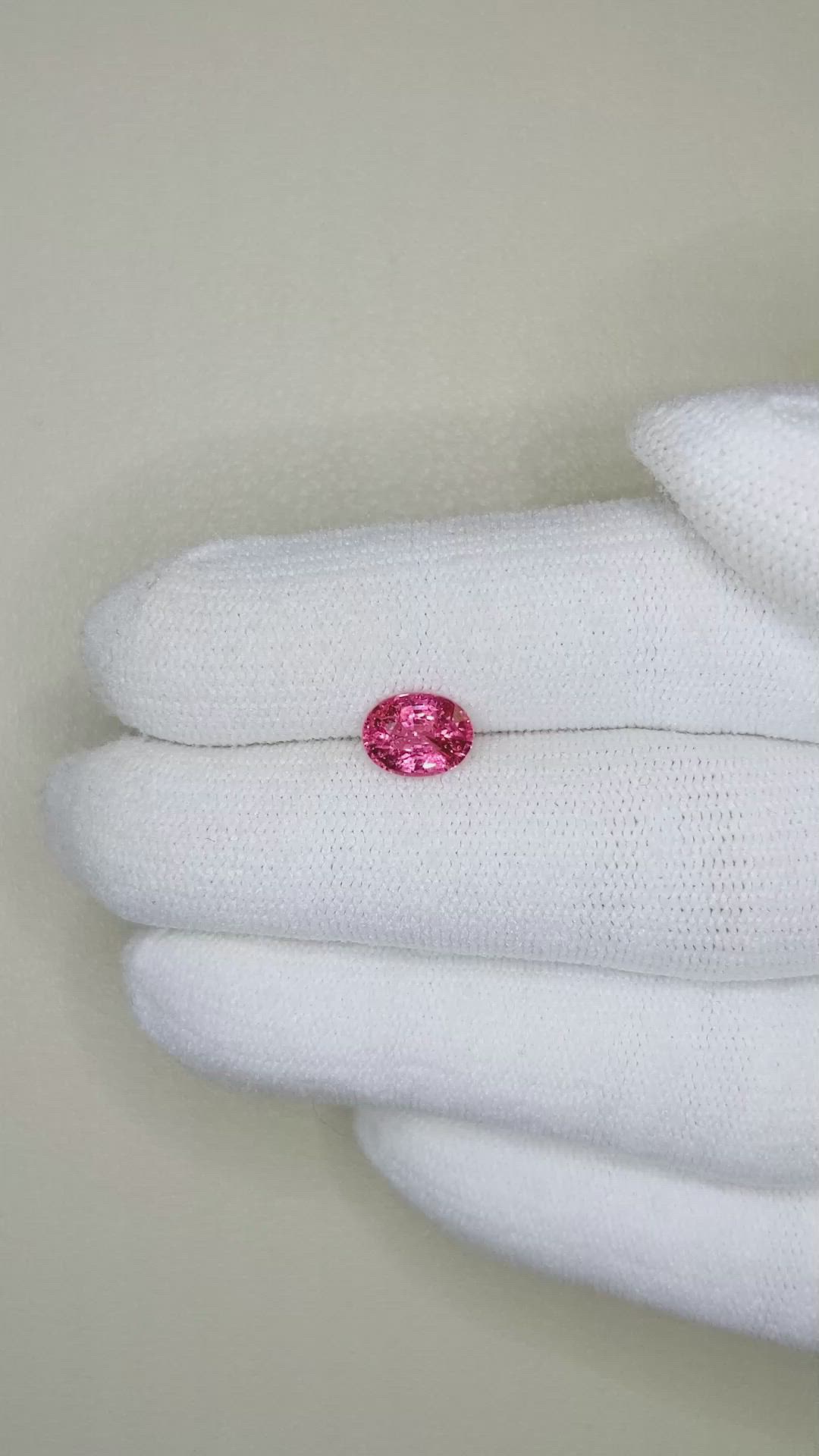 1.29 Ct. Spinel from Tanzania Size Video
