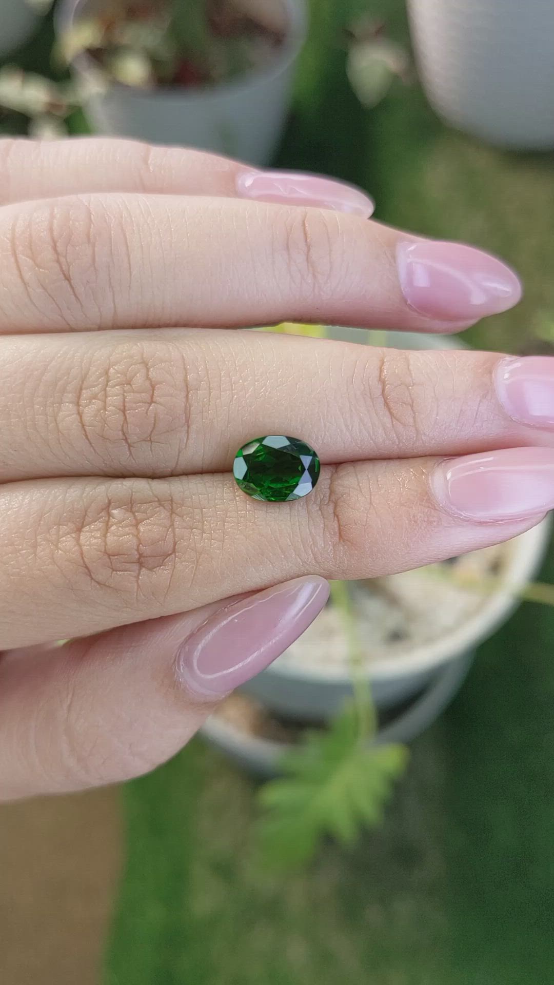1.88 Ct. Chrome Diopside from Brazil Size Video
