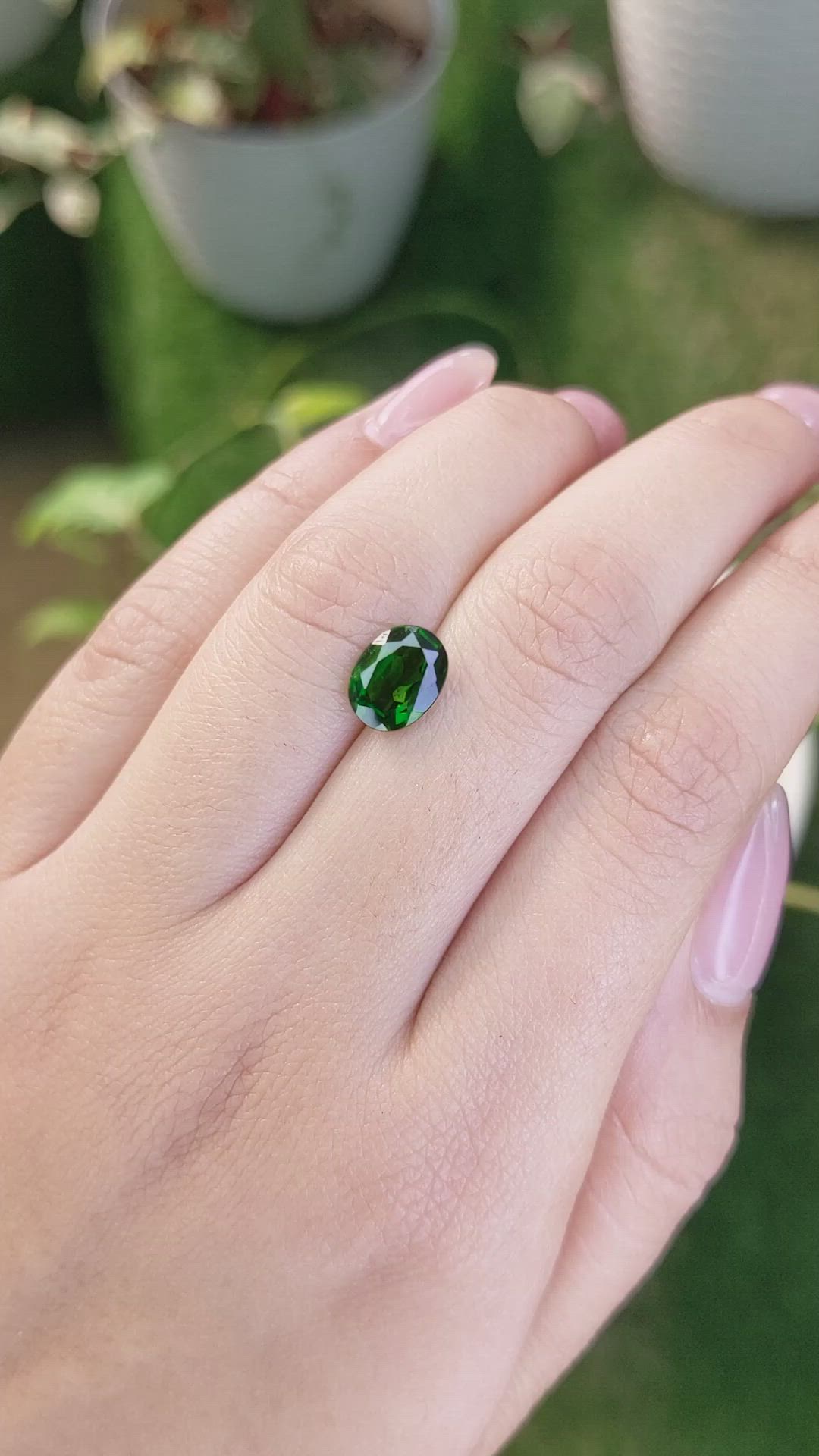 1.88 Ct. Chrome Diopside from Brazil Size Video