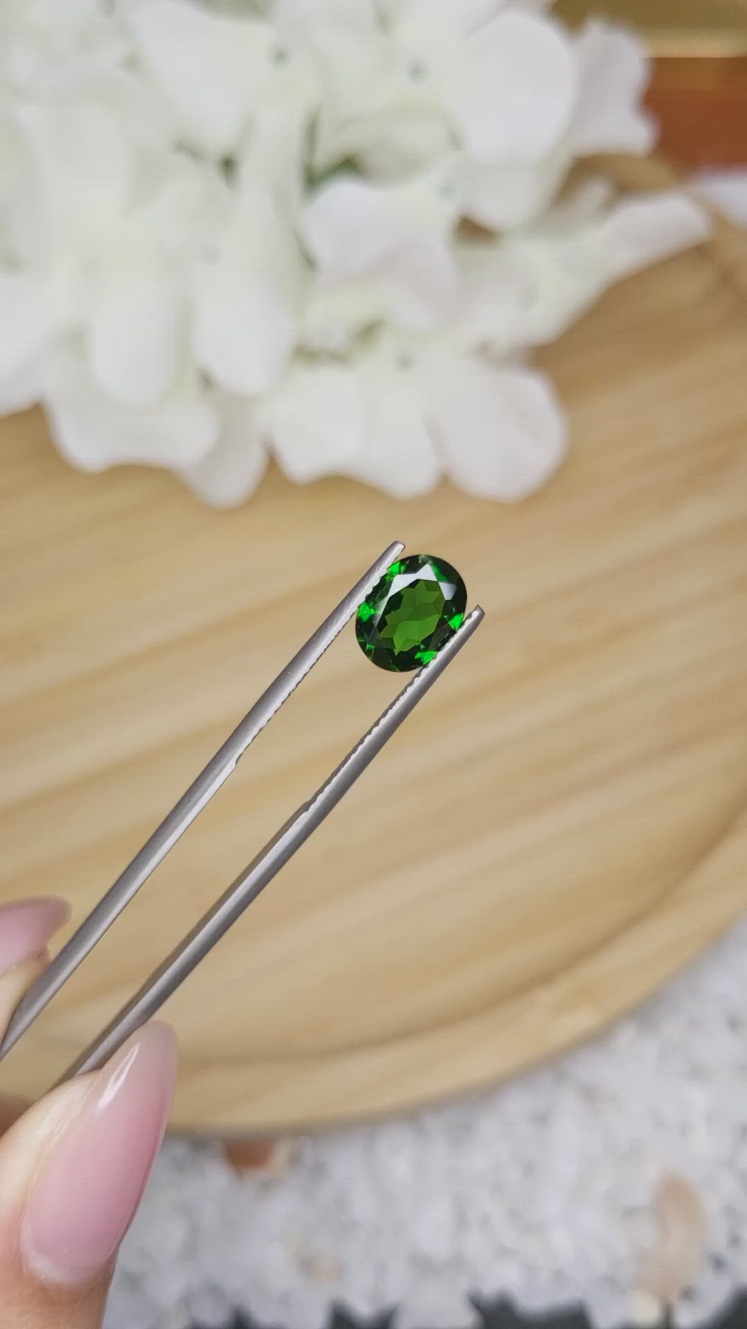 1.88 Ct. Chrome Diopside from Brazil Size Video