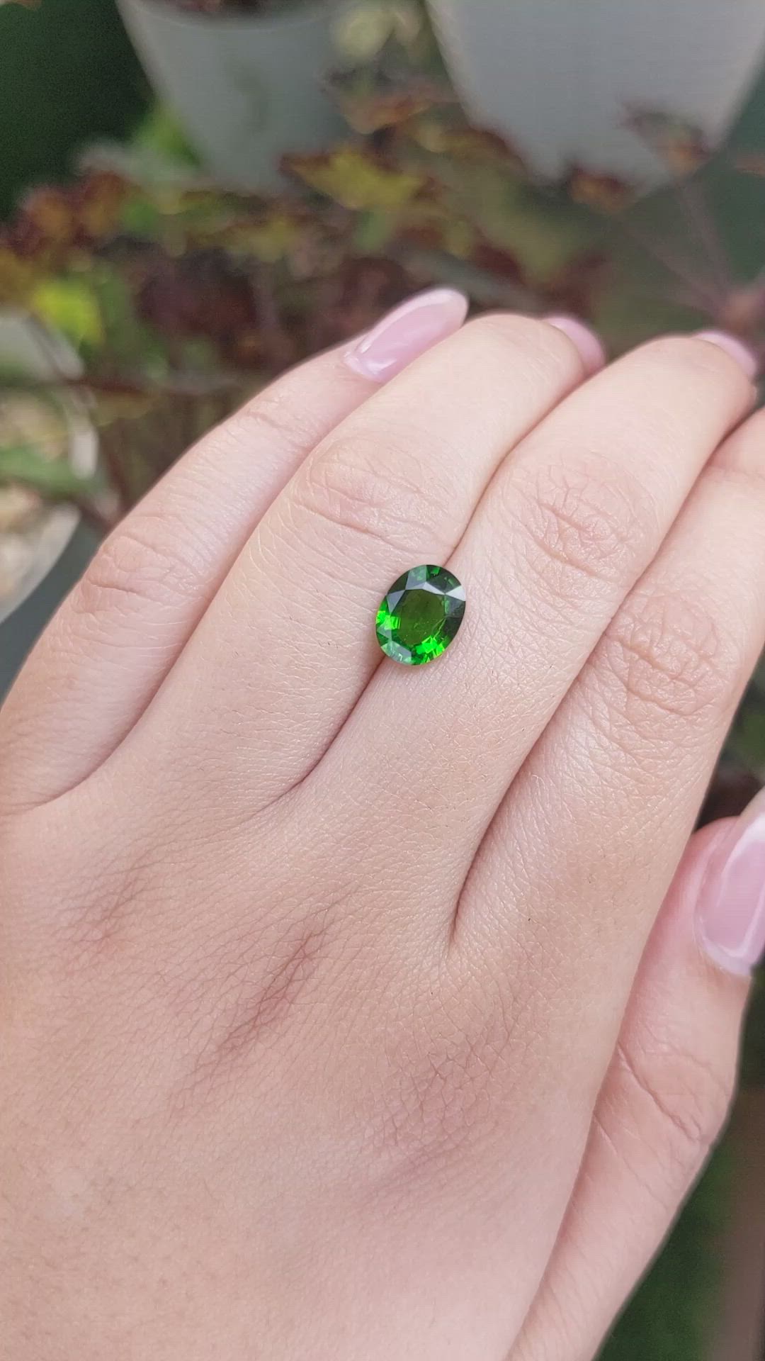1.67 Ct. Chrome Diopside from Brazil Size Video