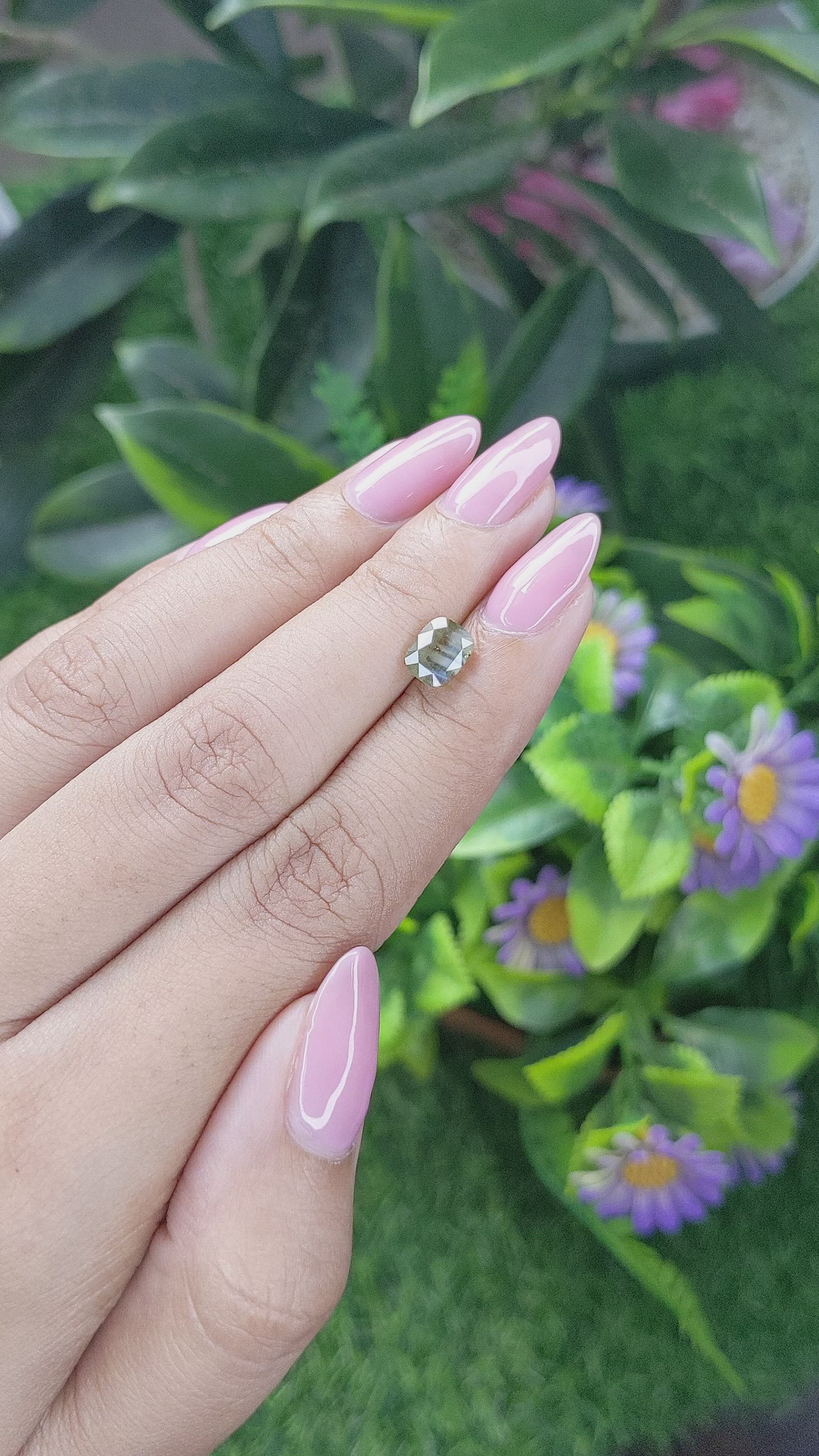 1.59 Ct. Alexandrite from Madagascar Size Video