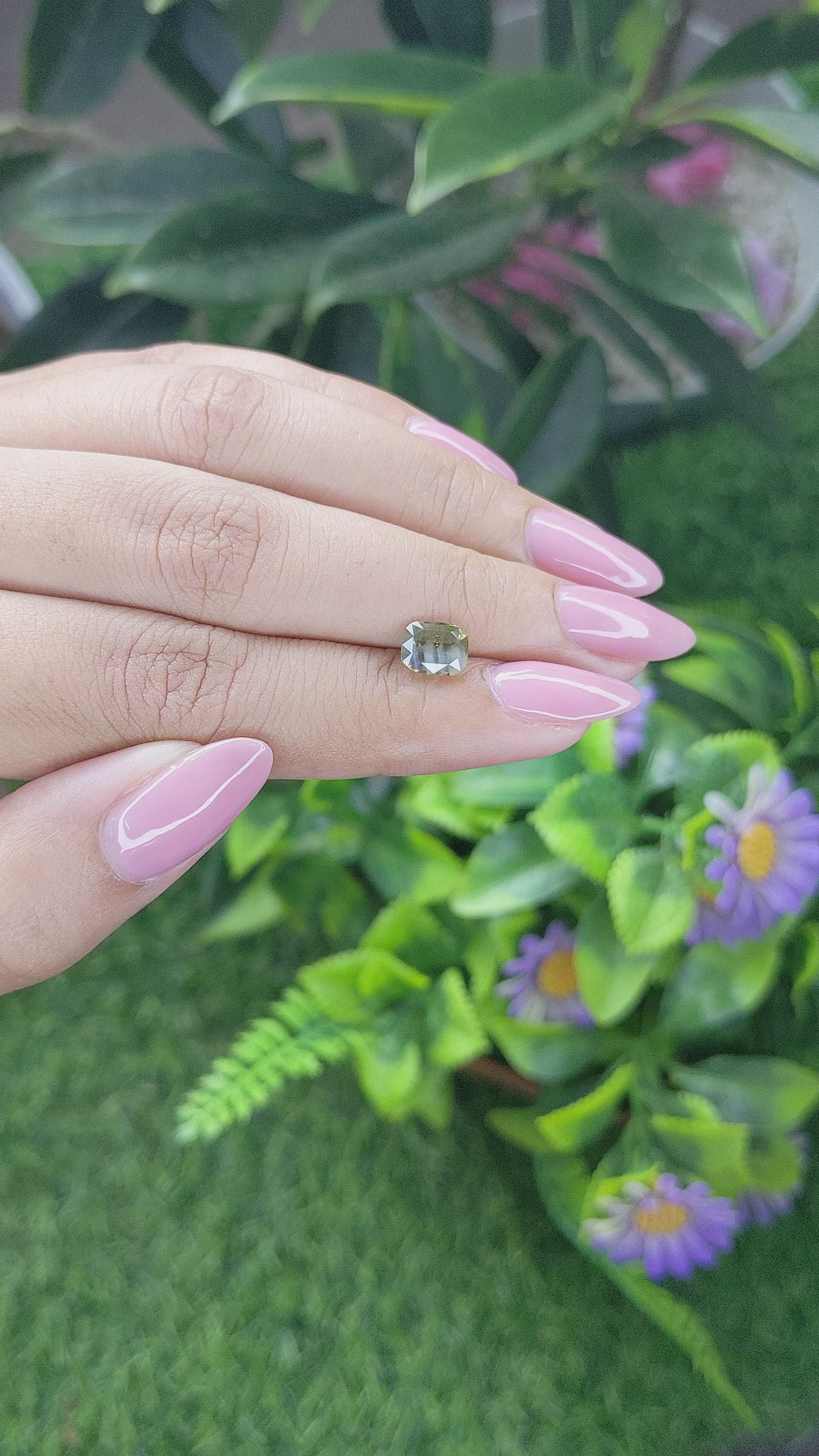 1.59 Ct. Alexandrite from Madagascar Size Video