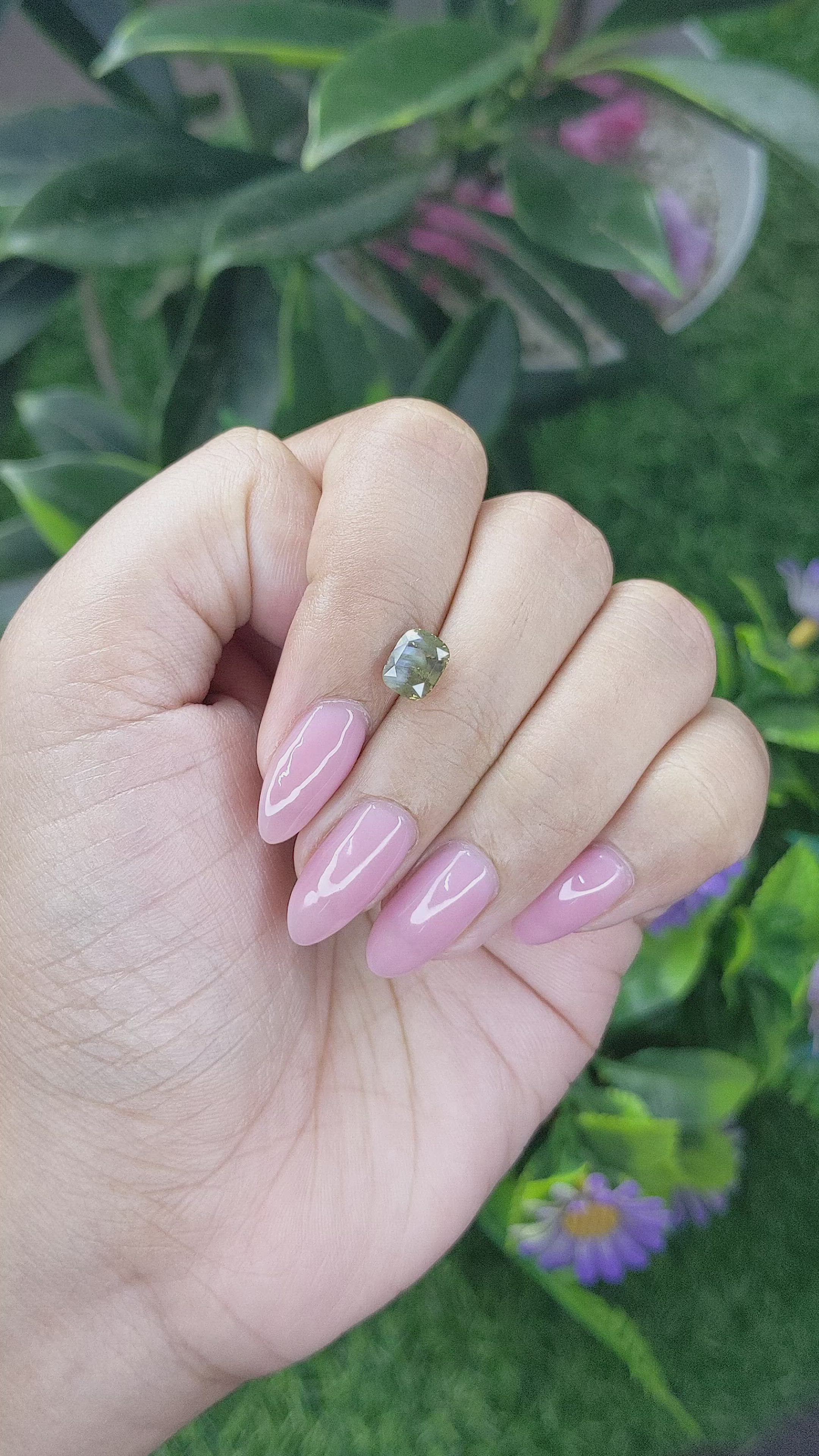 1.59 Ct. Alexandrite from Madagascar Size Video