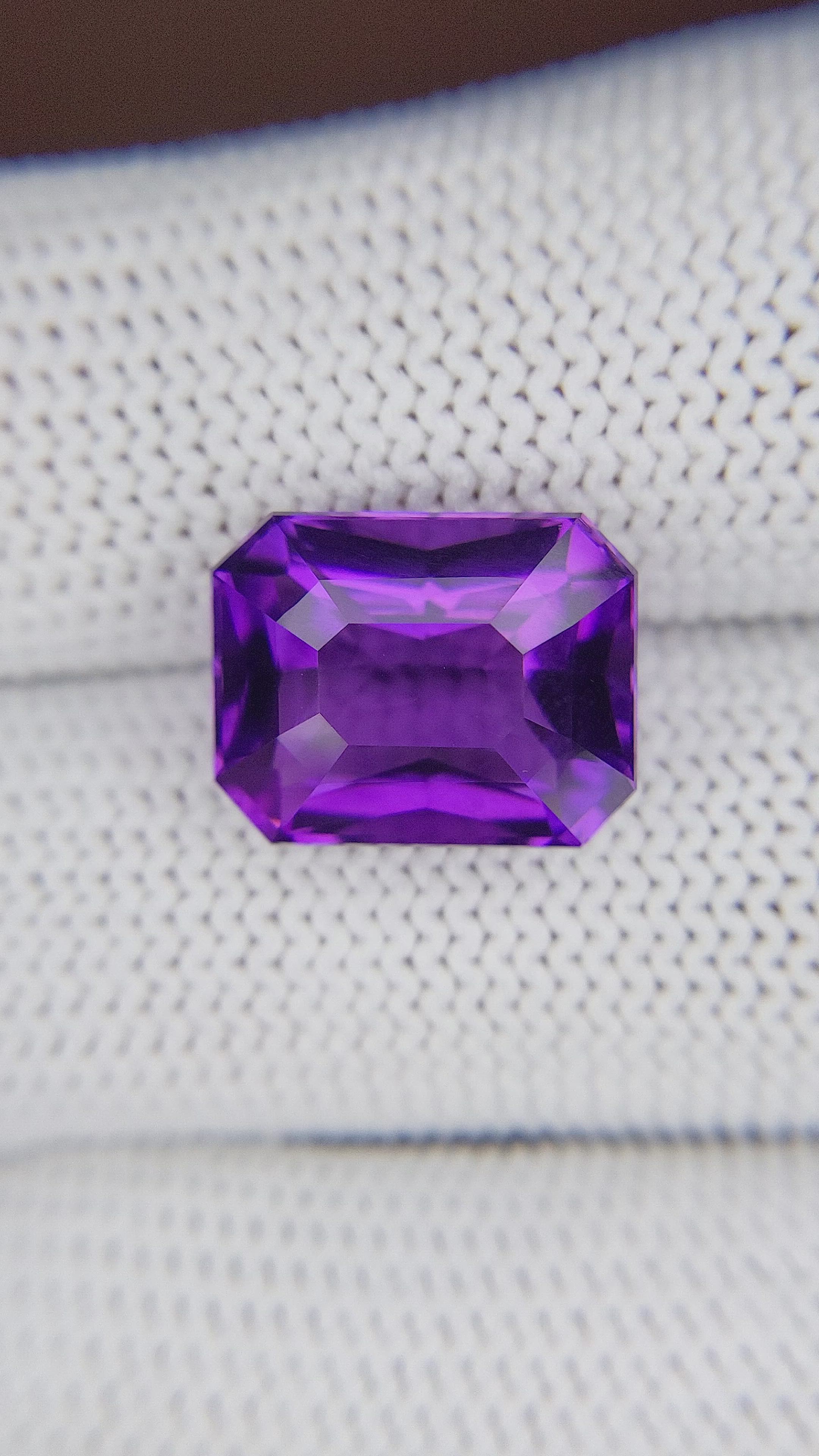 7.57 Ct. Amethyst from Africa Size Video