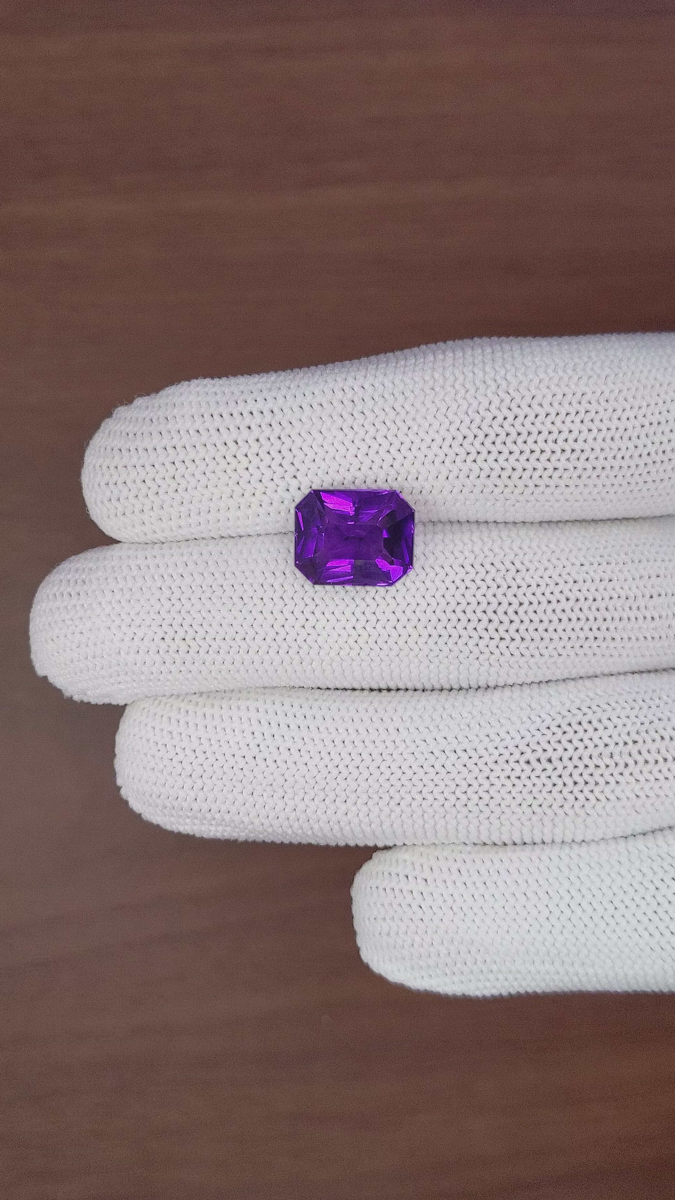 5.89 Ct. Amethyst from Africa Size Video