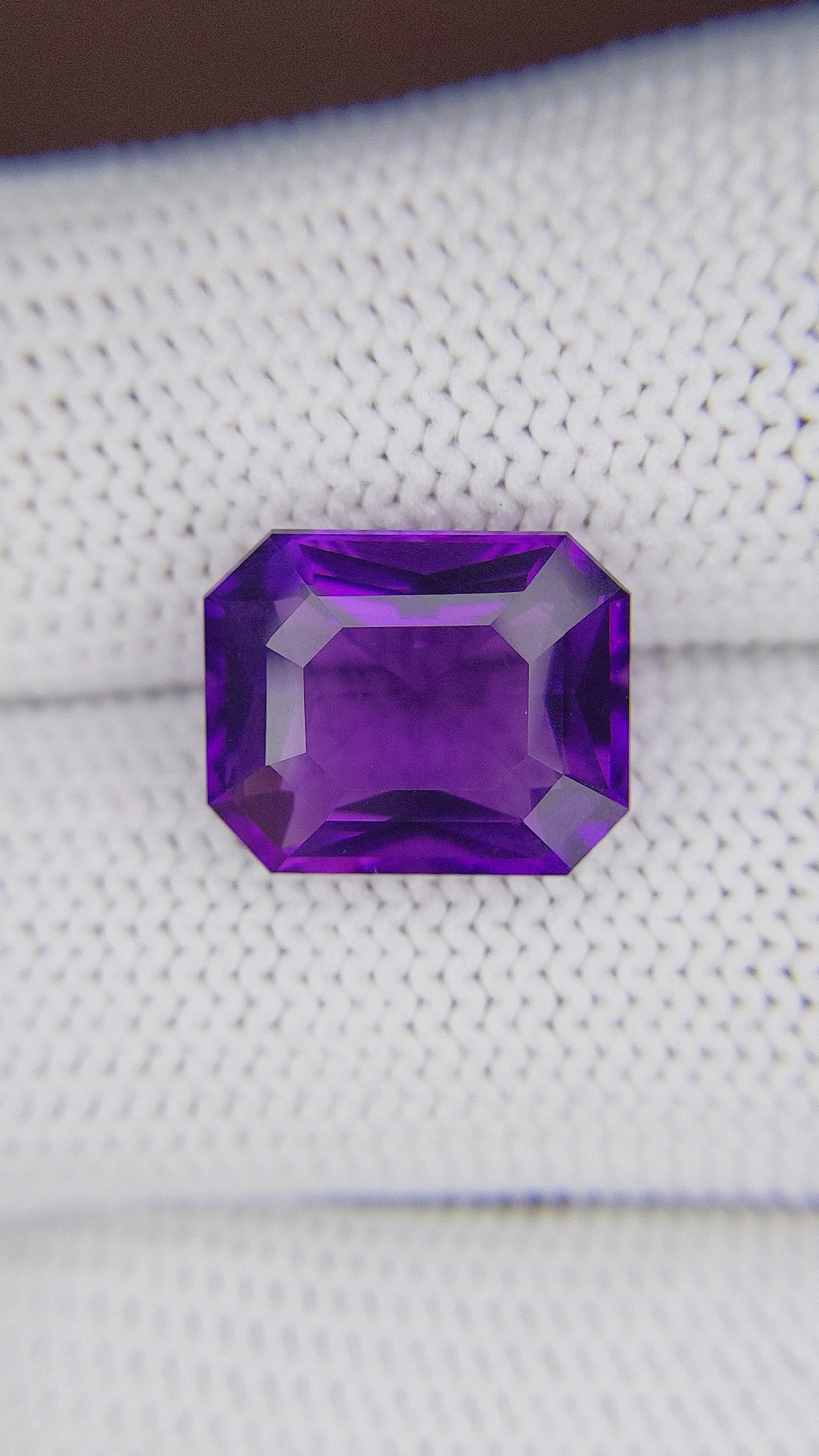 5.80 Ct. Amethyst from Africa Size Video