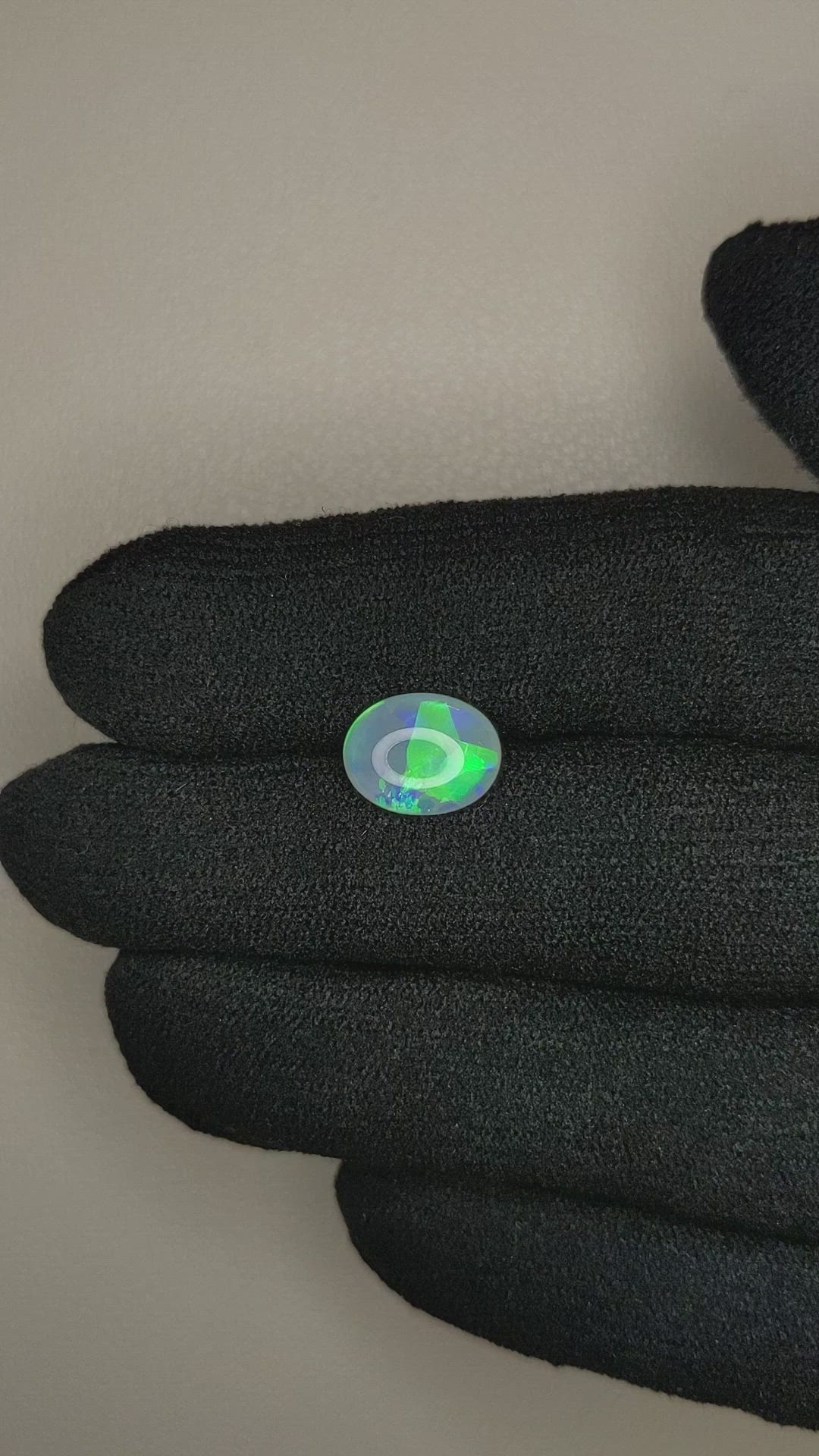 1.34 Ct. Cabochon Crystal/Jelly Opal from Australia Size Video