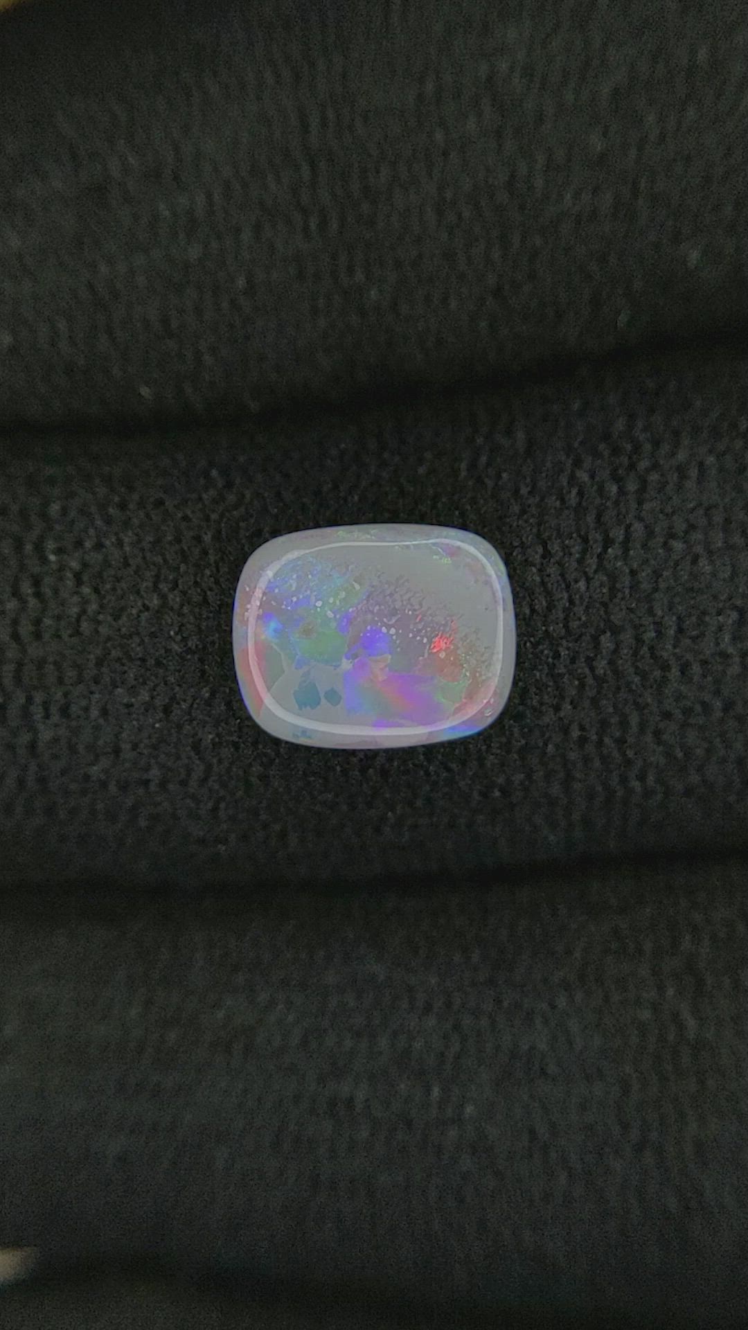 0.83 Ct. White Opal from Australia Size Video