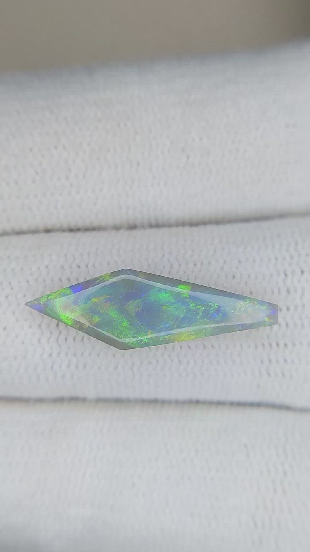 1.79 Ct. Semi-Black Opal from Australia Size Video