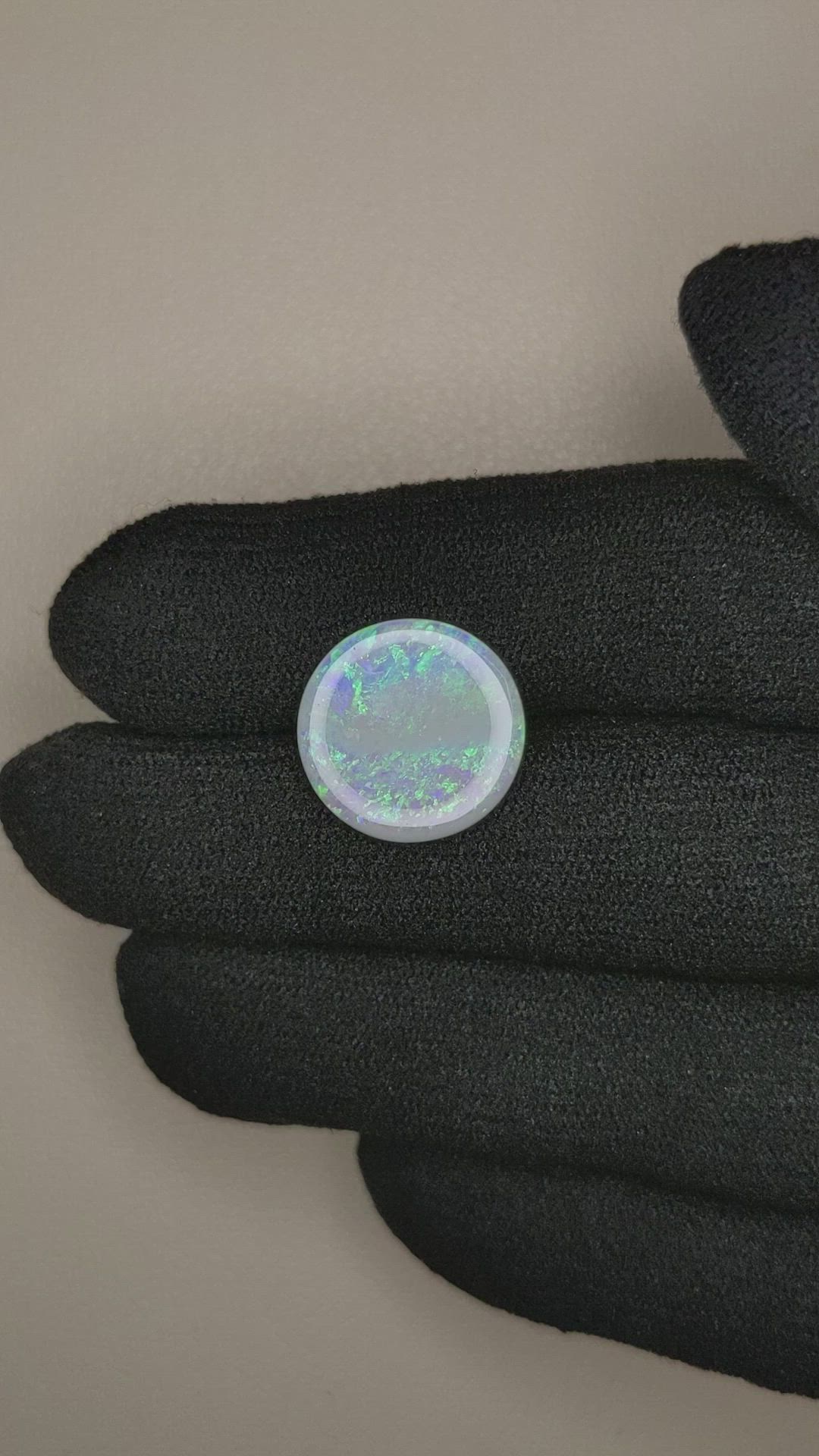 2.66 Ct. Semi-Black Opal from Australia Size Video