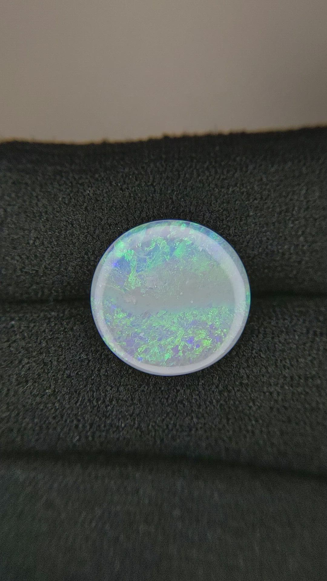 2.66 Ct. Semi-Black Opal from Australia Size Video