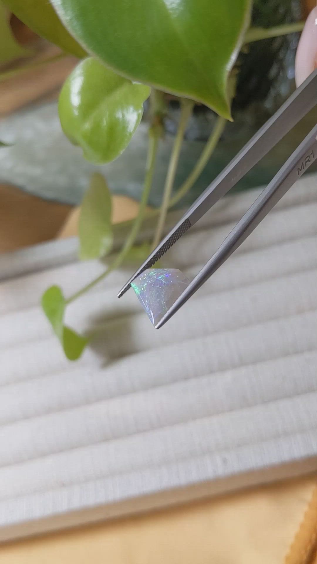 1.57 Ct. Crystal/Jelly Opal from Australia Size Video