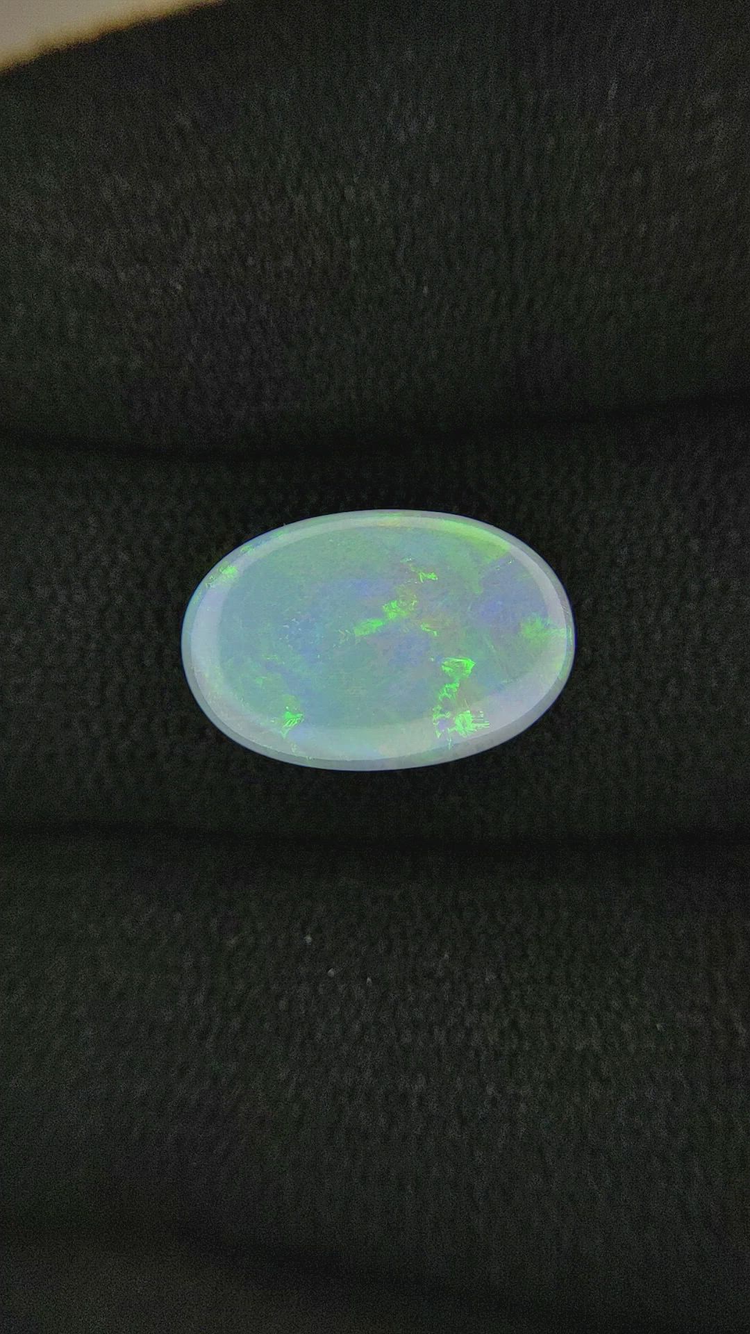 2.93 Ct. White Opal from Australia Size Video