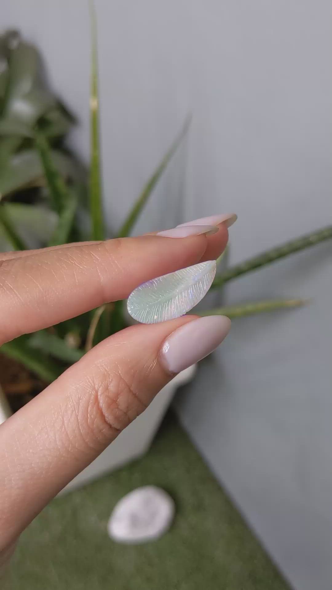 2.51 Ct. Crystal/Jelly Opal from Australia Size Video