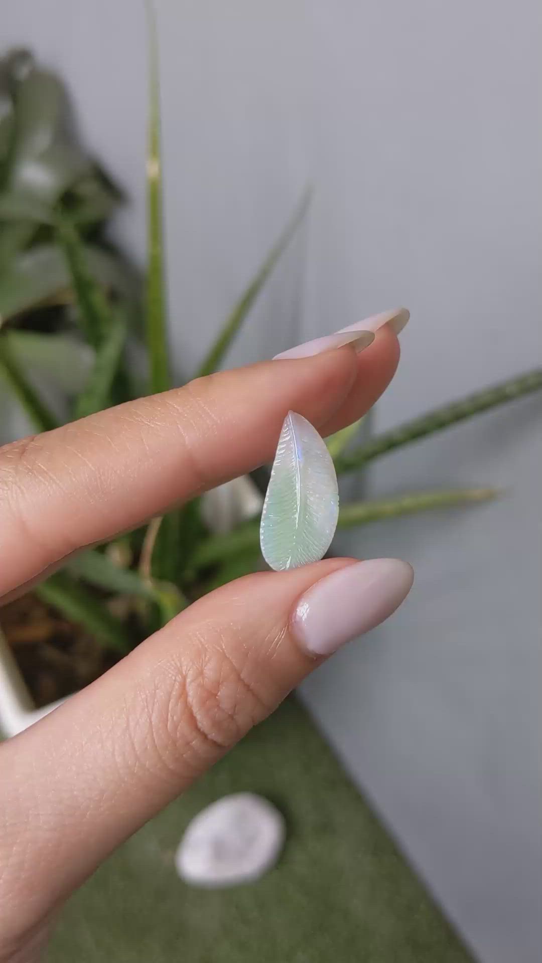 2.51 Ct. Crystal/Jelly Opal from Australia Size Video