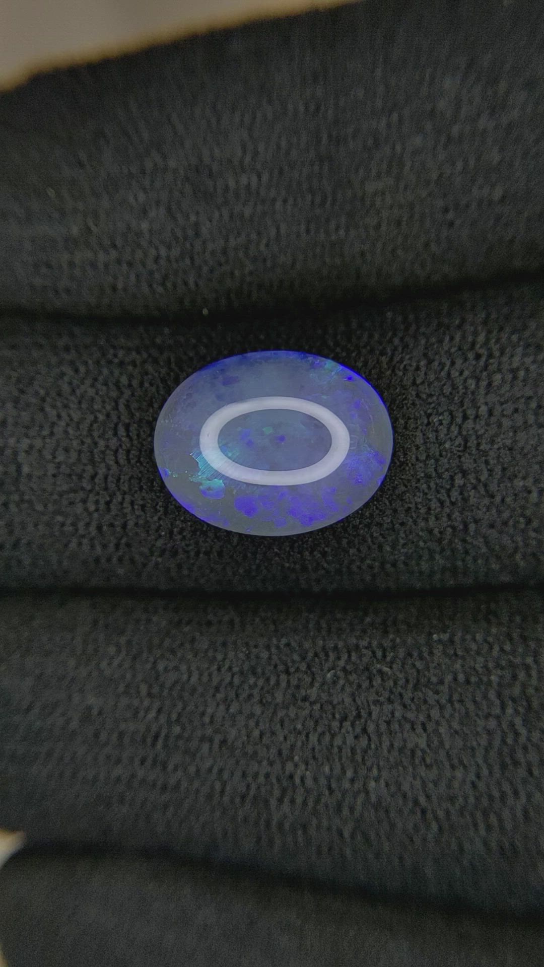 2.75 Ct. Cabochon Crystal/Jelly Opal from Australia Size Video