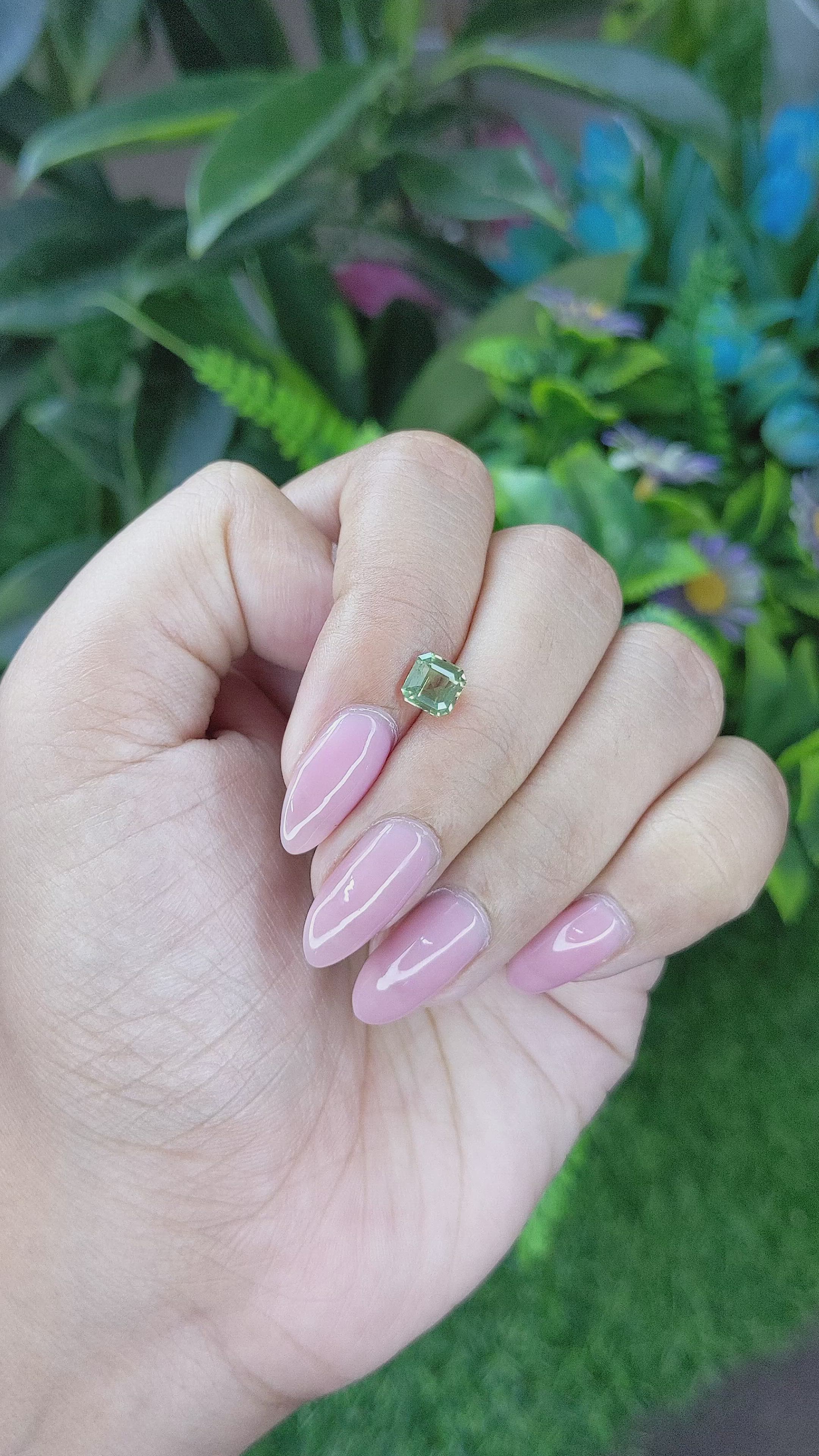 1.09 Ct. Chrysoberyl from Tanzania Size Video