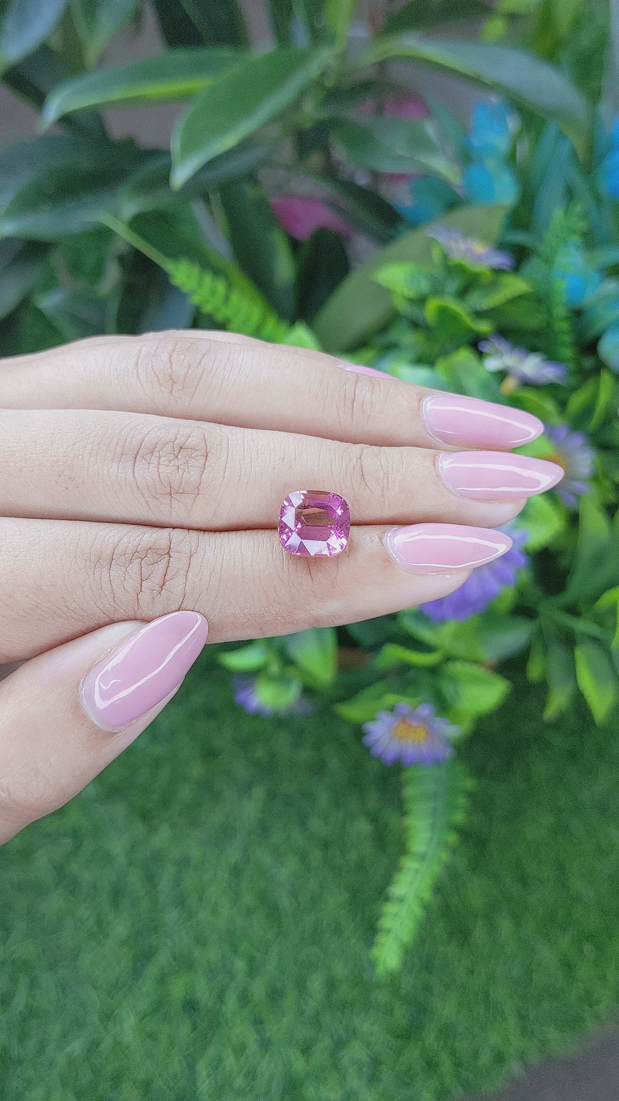 5.02 Ct. Spinel from Tanzania Size Video