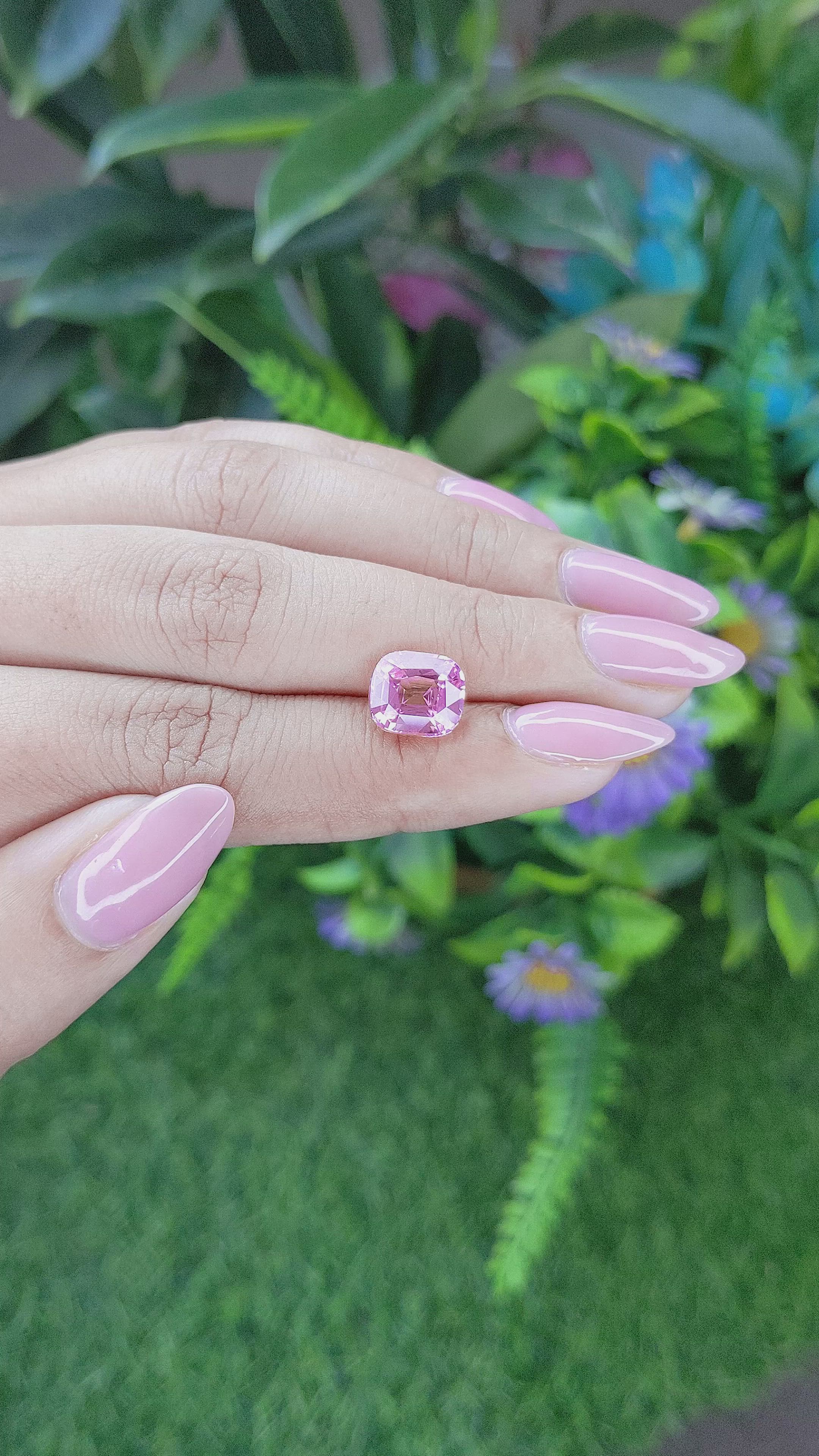 3.63 Ct. Spinel from Tanzania Size Video