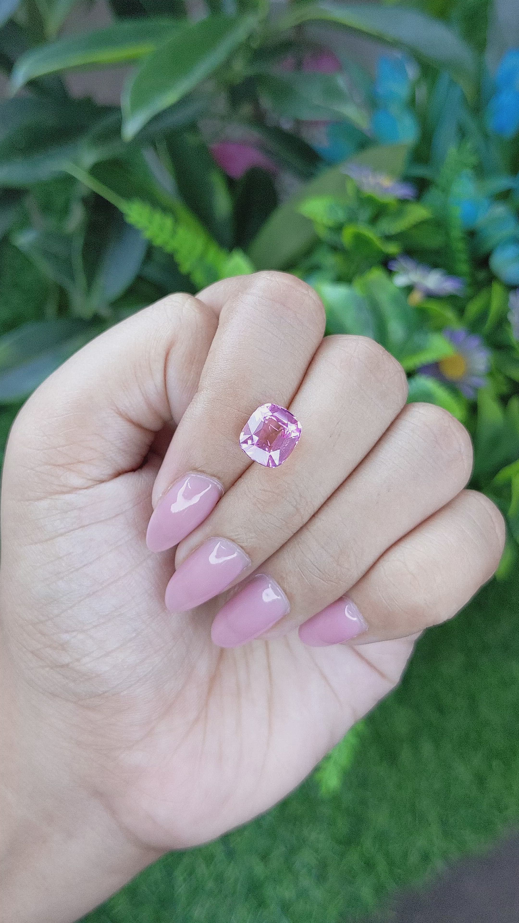 3.63 Ct. Spinel from Tanzania Size Video