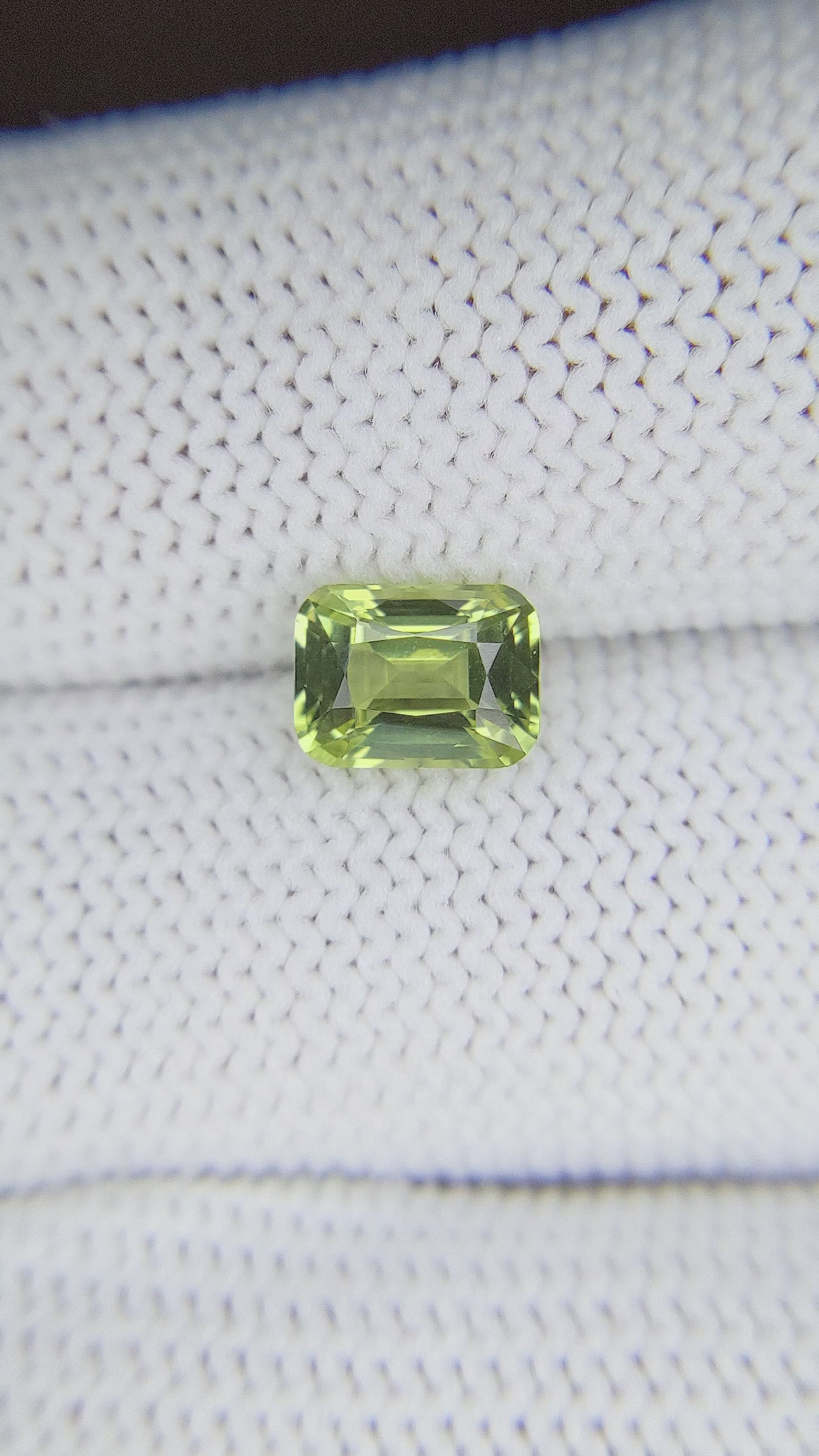 1.64 Ct. Chrysoberyl from Tanzania Size Video