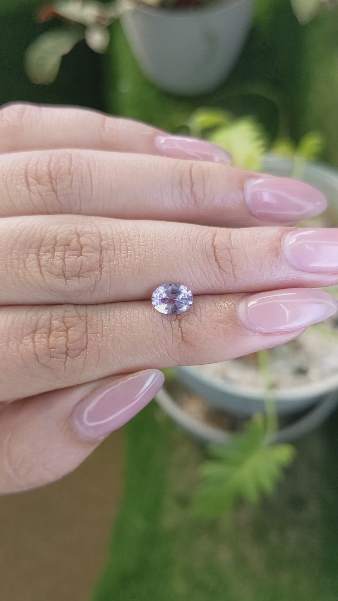 1.01 Ct. Spinel from Ceylon (Sri Lanka) Size Video