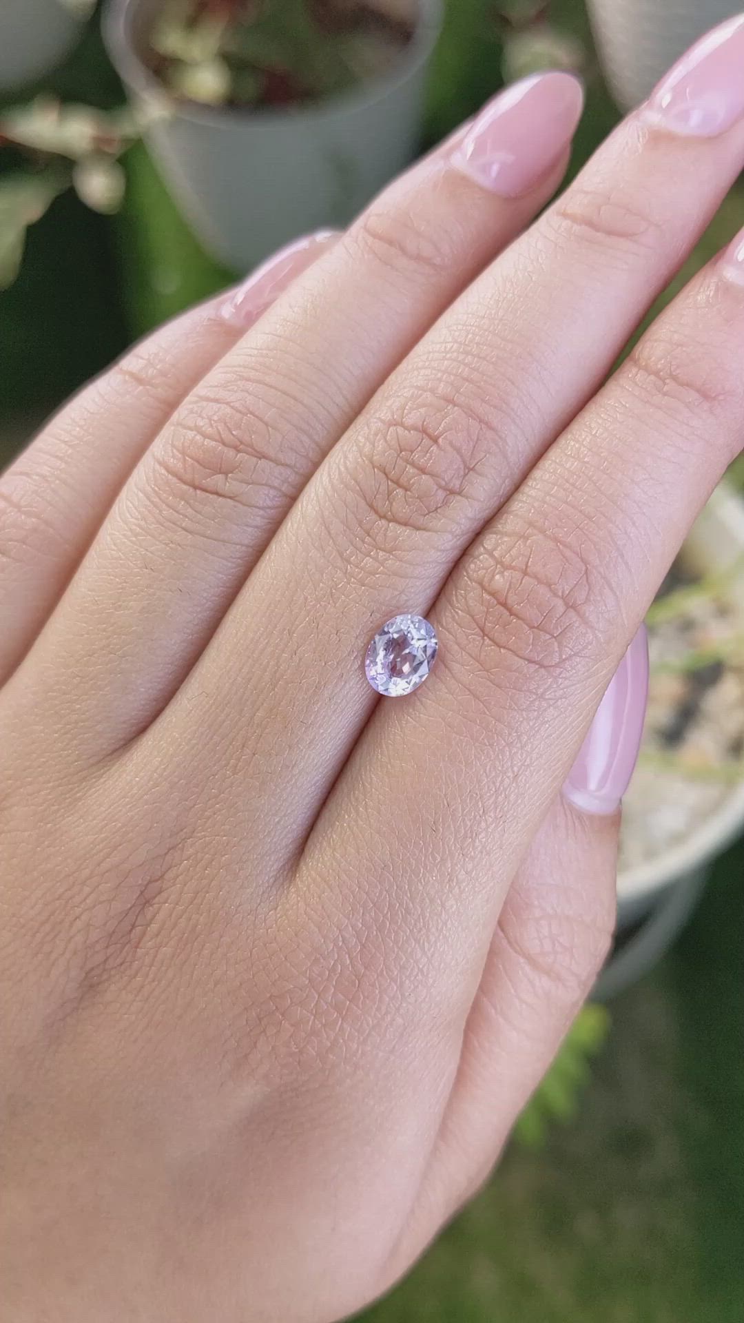 1.01 Ct. Spinel from Ceylon (Sri Lanka) Size Video