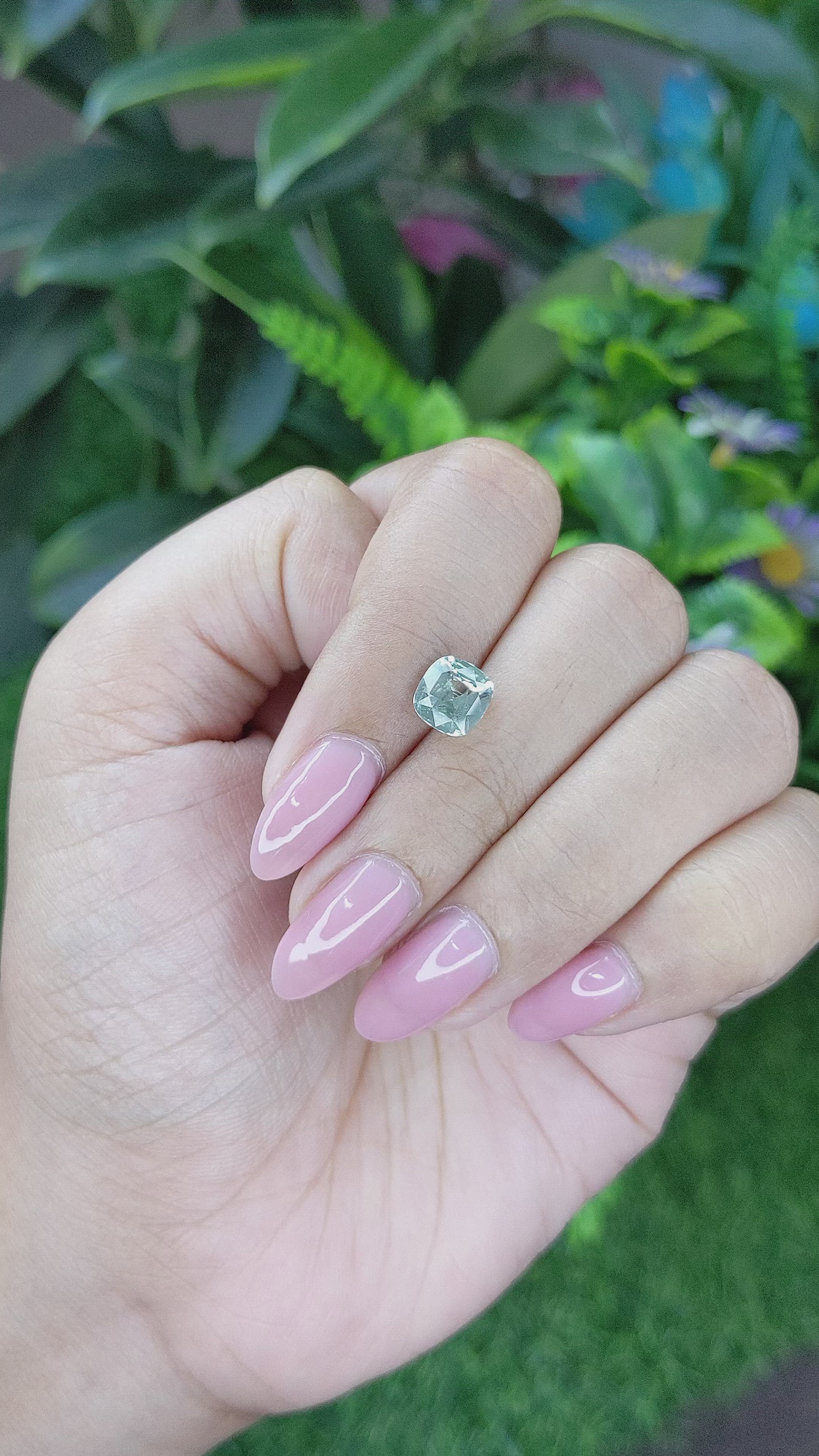 1.60 Ct. Chrysoberyl from Tanzania Size Video